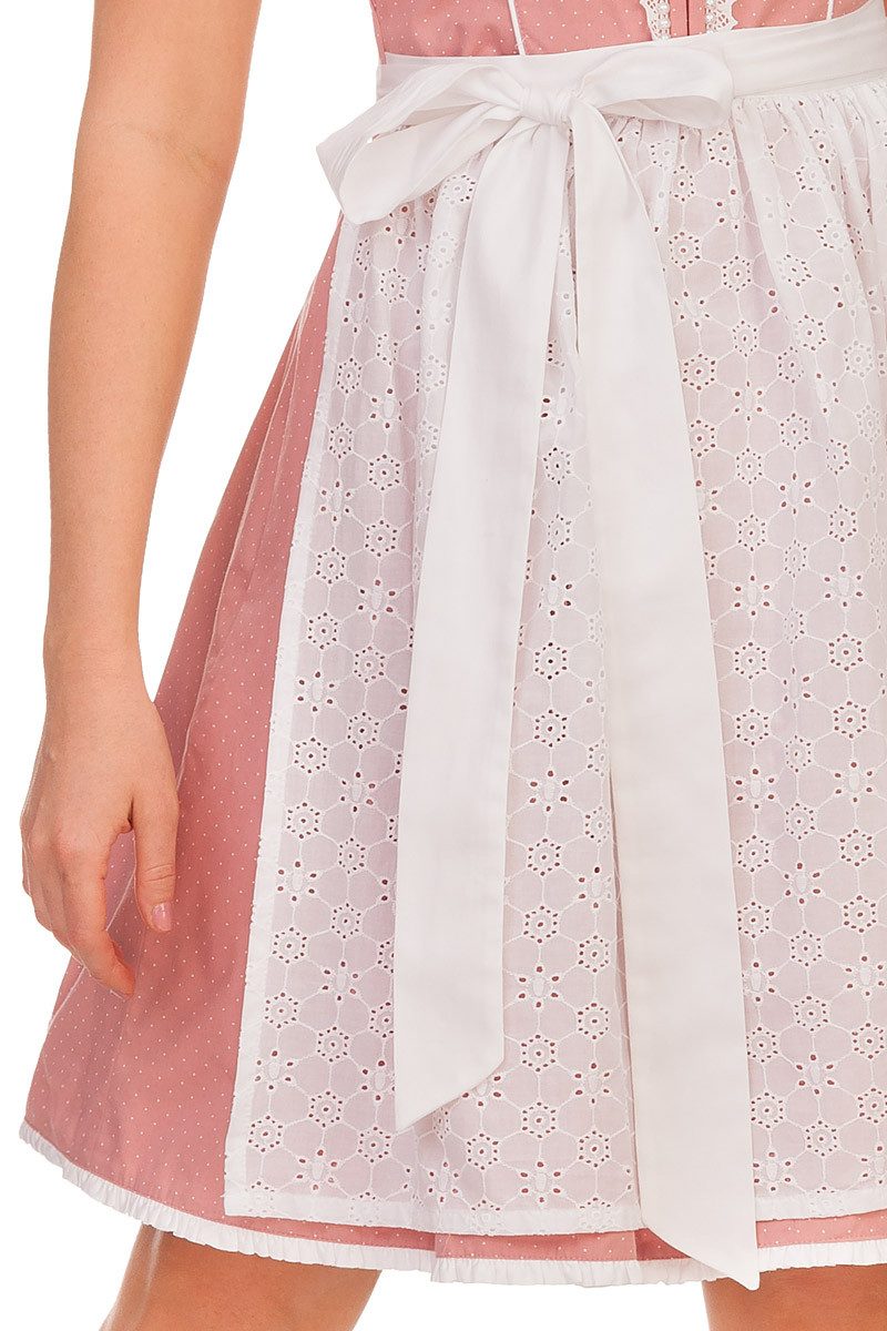 Alpenfee Tracht Dirndl Mini Dirndl 2tlg. - GABI - altrosa – Bild 3 von 5