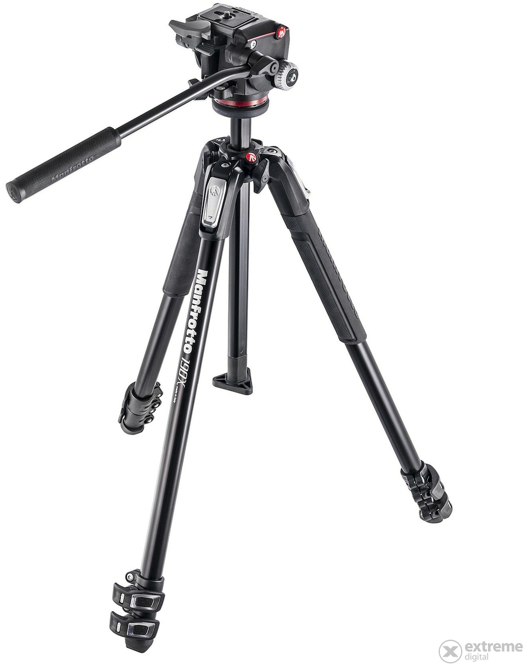 Manfrotto MK190X3-2W Aluminium-Stativ mit 2-Wege-Neiger XPRO Stativhalterung