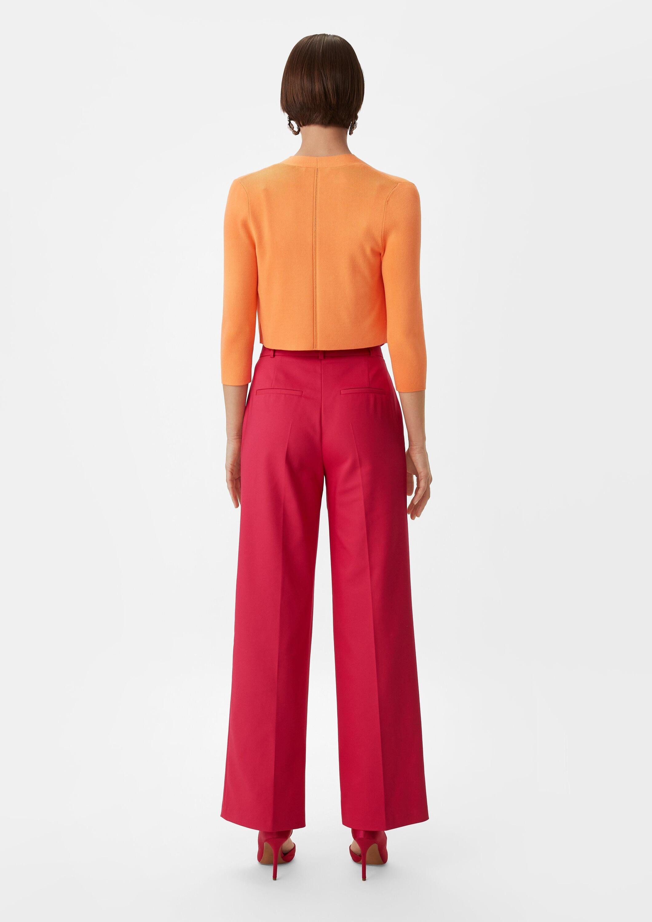 comma Cardigan Strickjacke Strickjacke aus Viskosemix