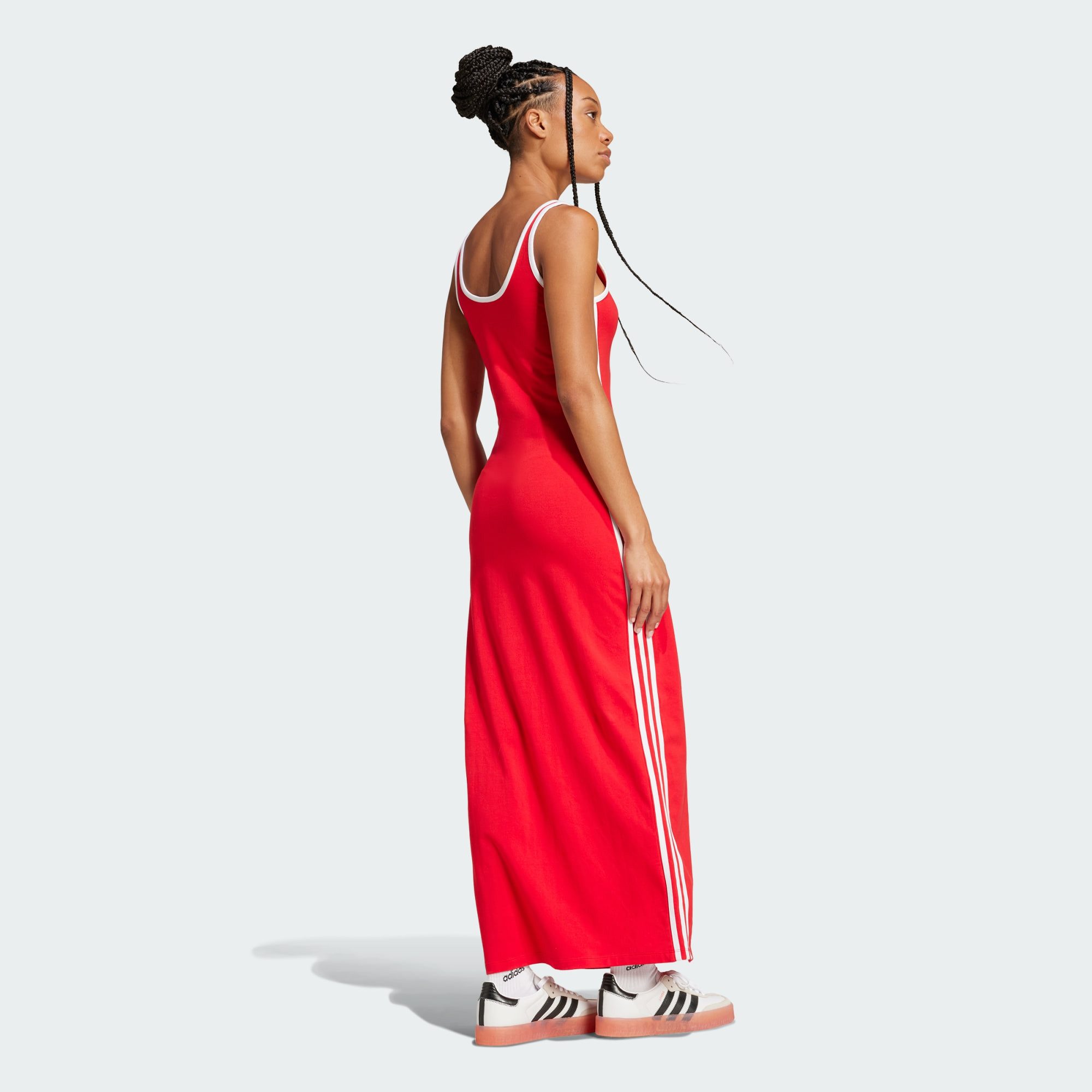 adidas Originals Maxikleid ADICOLOR 3-STREIFEN TANK MAXIKLEID (1-tlg) günstig online kaufen