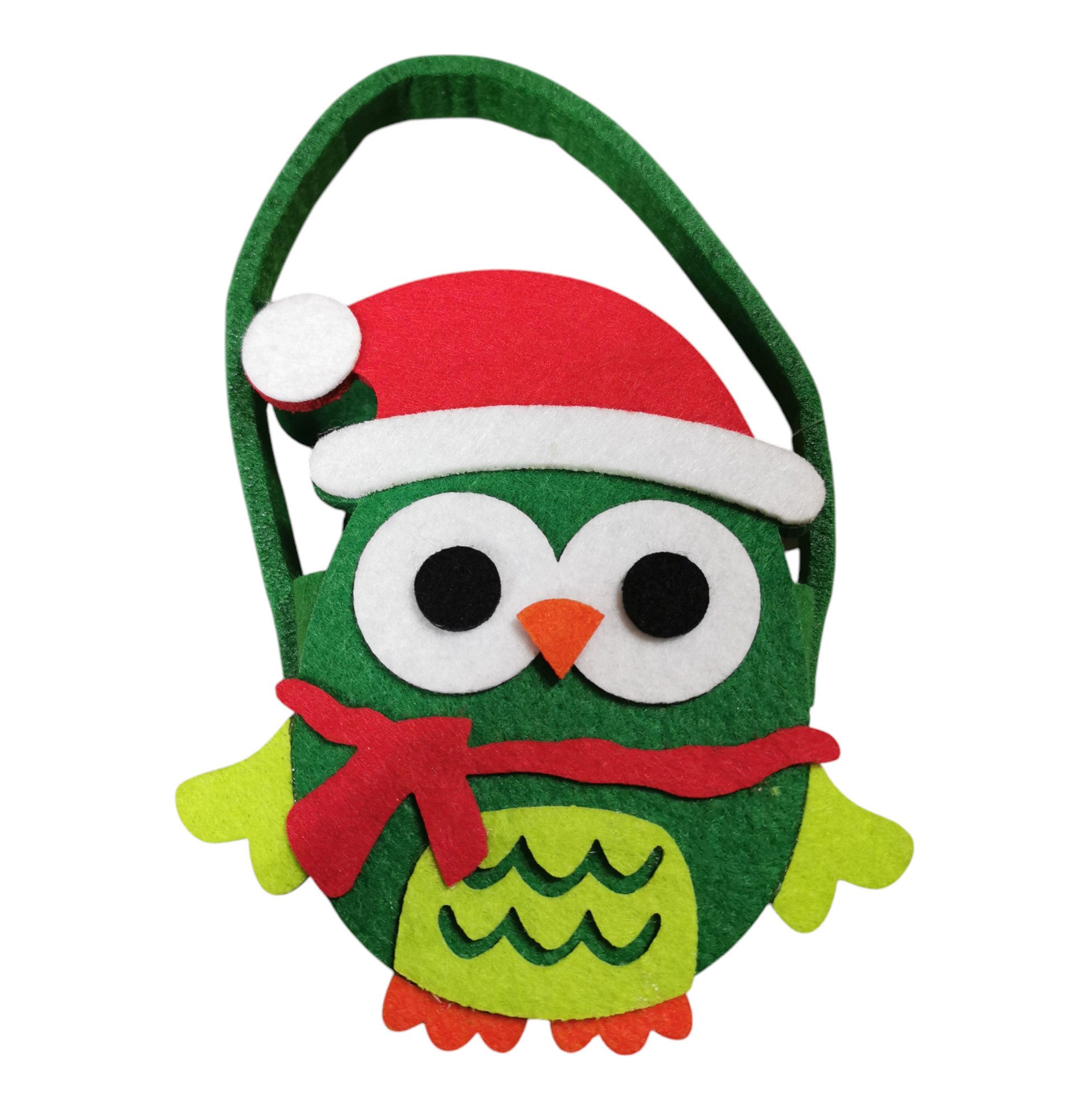 Aufbewahrungstasche Filztasche Eule - Geschenktasche zu Weihnachten