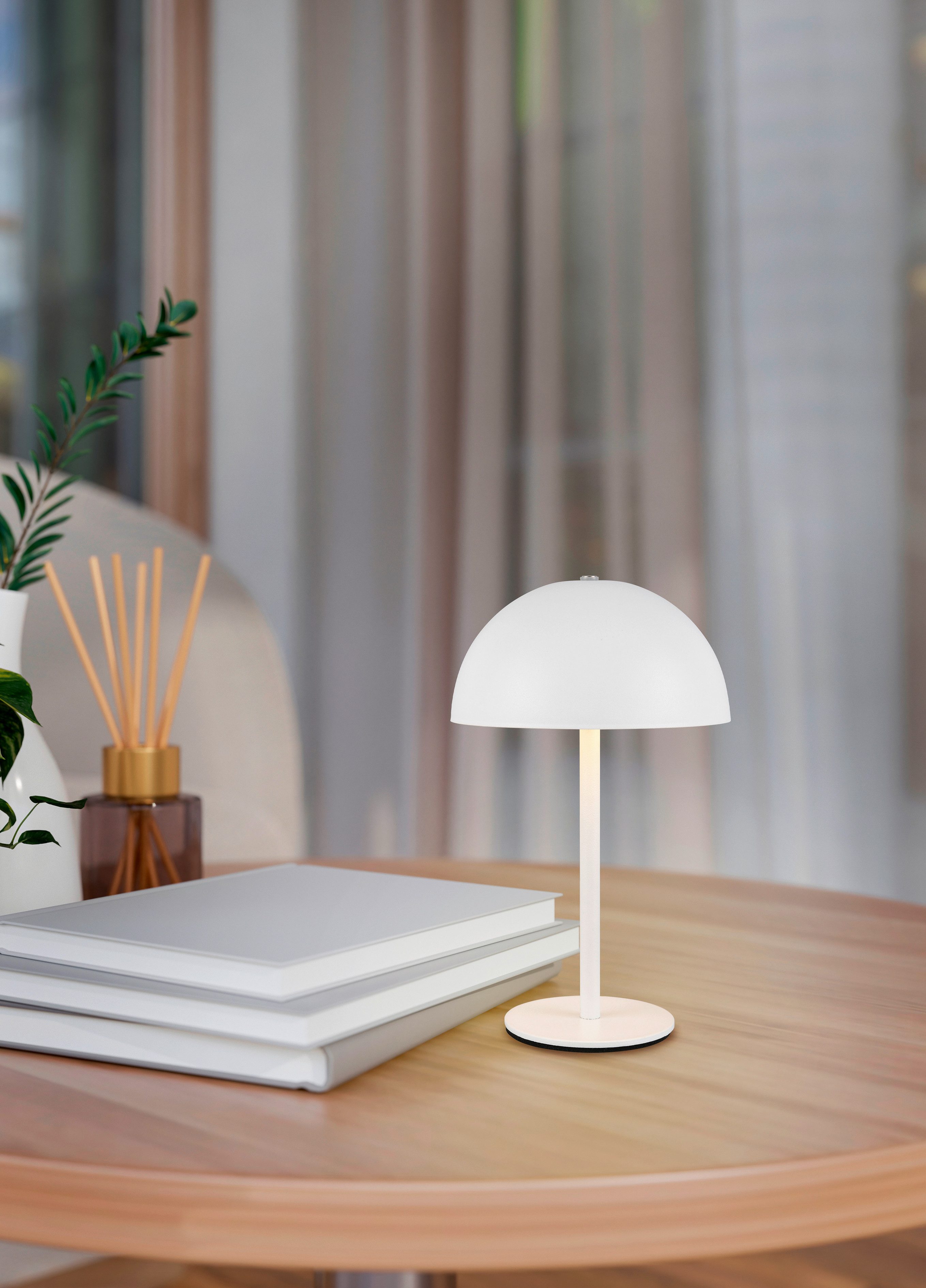 Reality Leuchten LED Tischleuchte MUNOZ, Akku Tischleuchte mit Touchdimmer günstig online kaufen