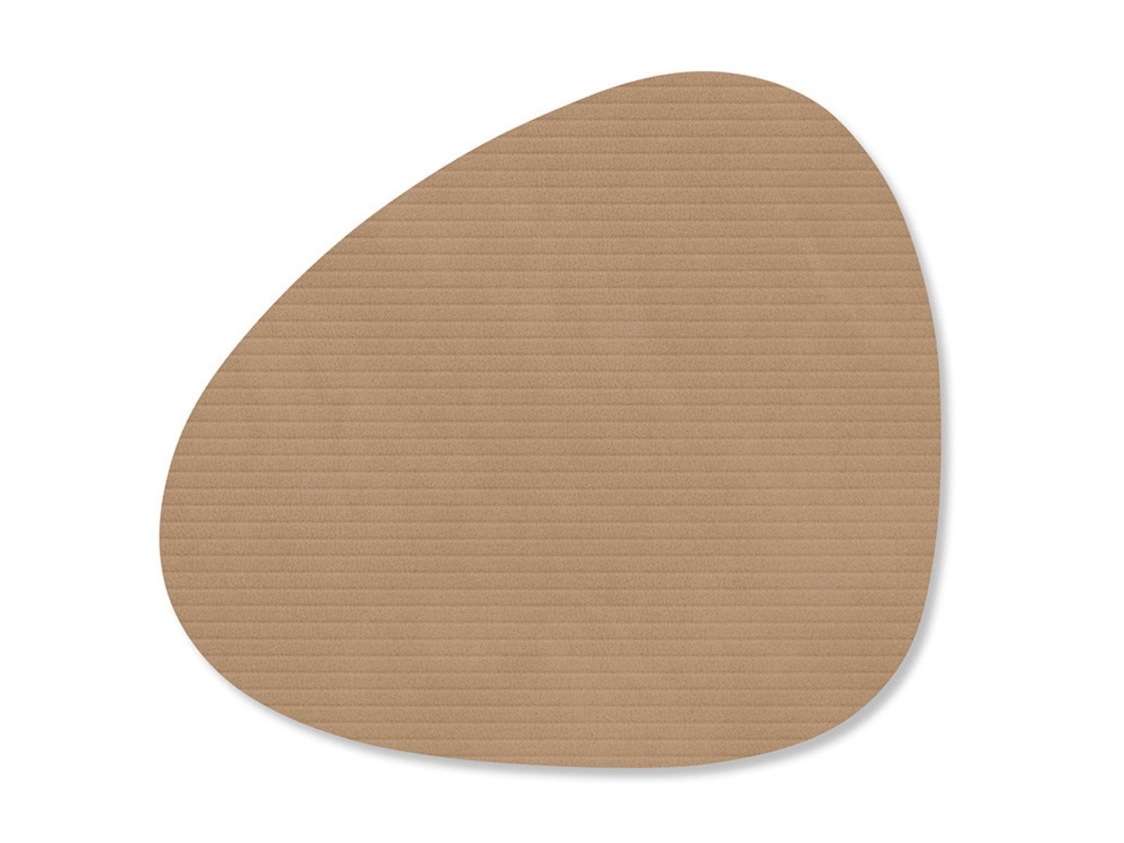 LIND DNA Platzset Corduroy Untersetzer Curve nougat 11x13cm