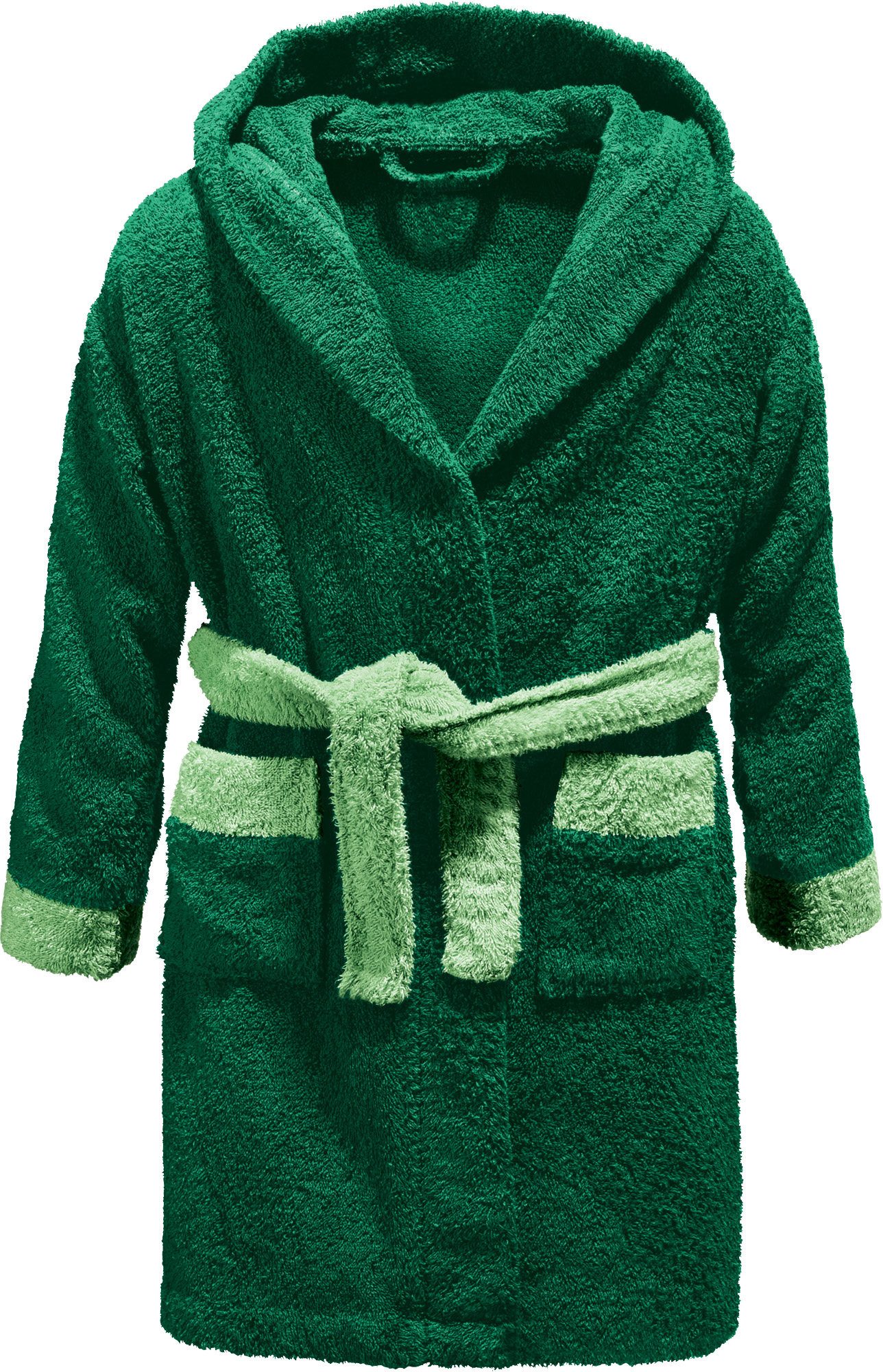 Erwin Müller Kinderbademantel Kinder-Bademantel "Dino" mit Kapuze, Rückenlänge: 67 cm, Frottier, mit Kapuze, default, Walk-Frottier Tiermotiv