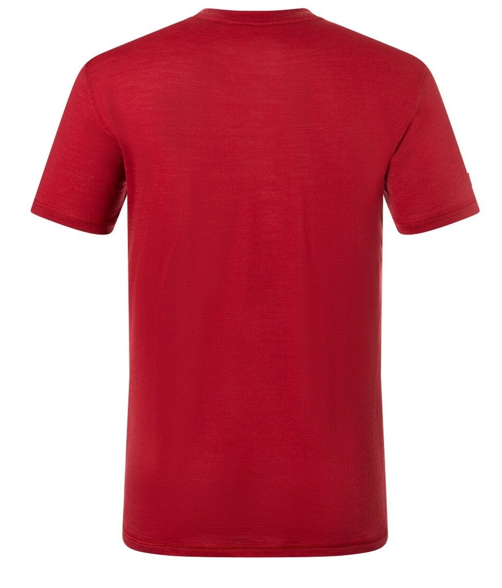 SUPER.NATURAL T-Shirt Essential (Merino-Mix) rot Herren günstig online kaufen
