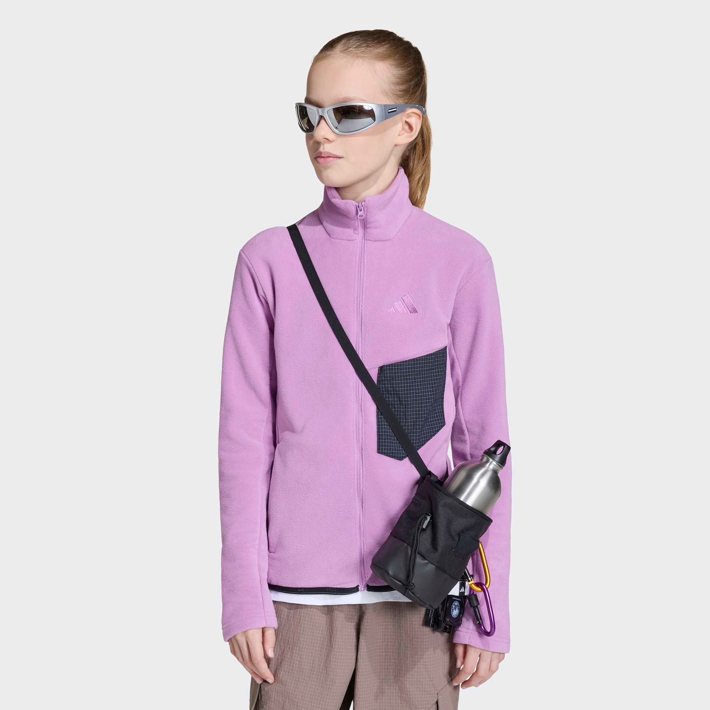 adidas TERREX Fleecejacke KIDS, DURCHGEHENDER REISSVERSCHLUSS