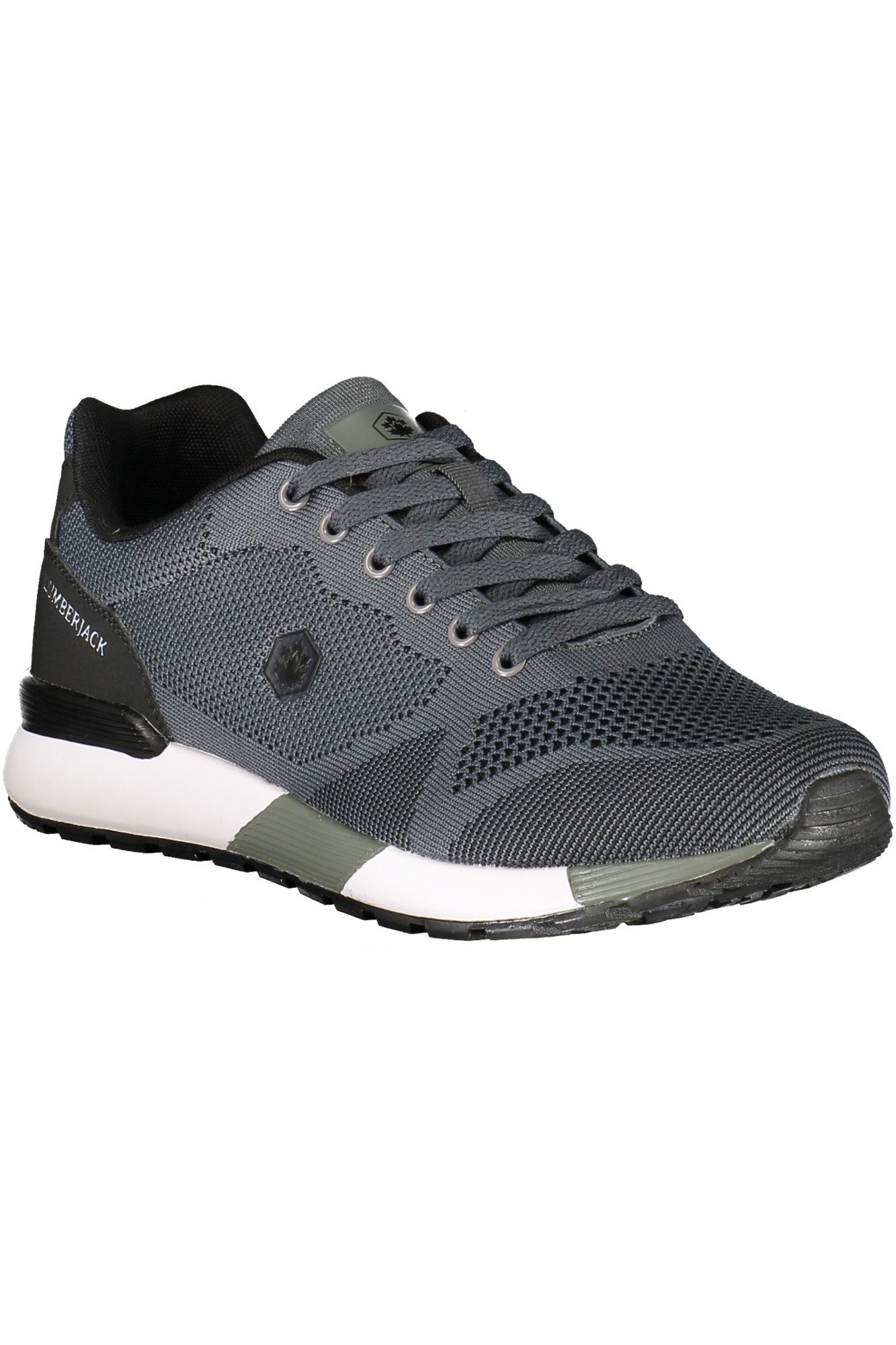 LUMBERJACK Sneaker Graue Herrensportschuhe mit kontrastierenden