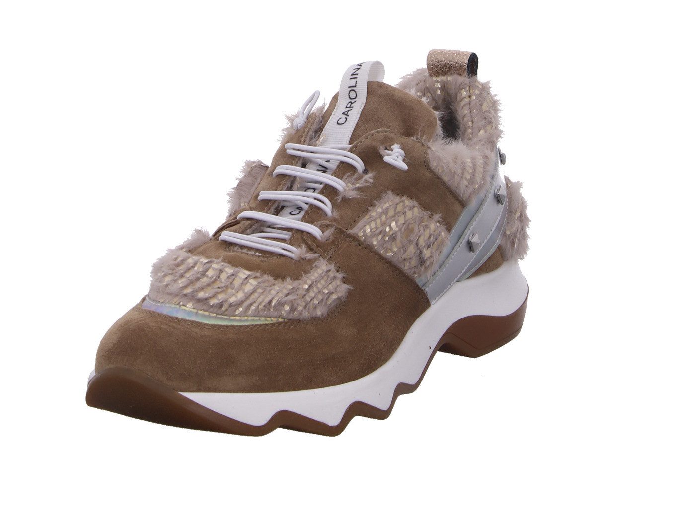 Donna Carolina Luxury venezia beige kombi Schnürschuh