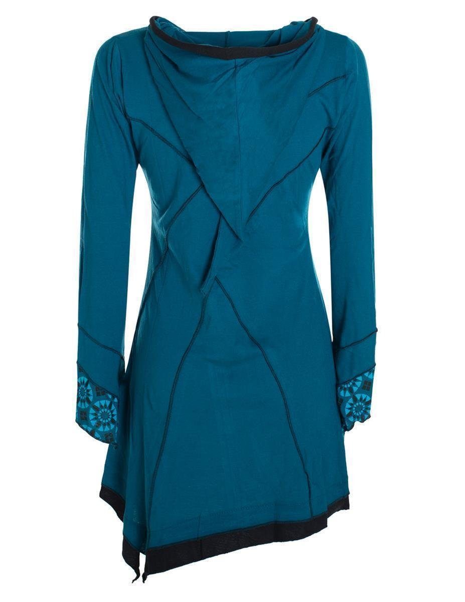 Vishes Zipfelkleid Langarm Damen Elfen Zipfelkleid günstig online kaufen
