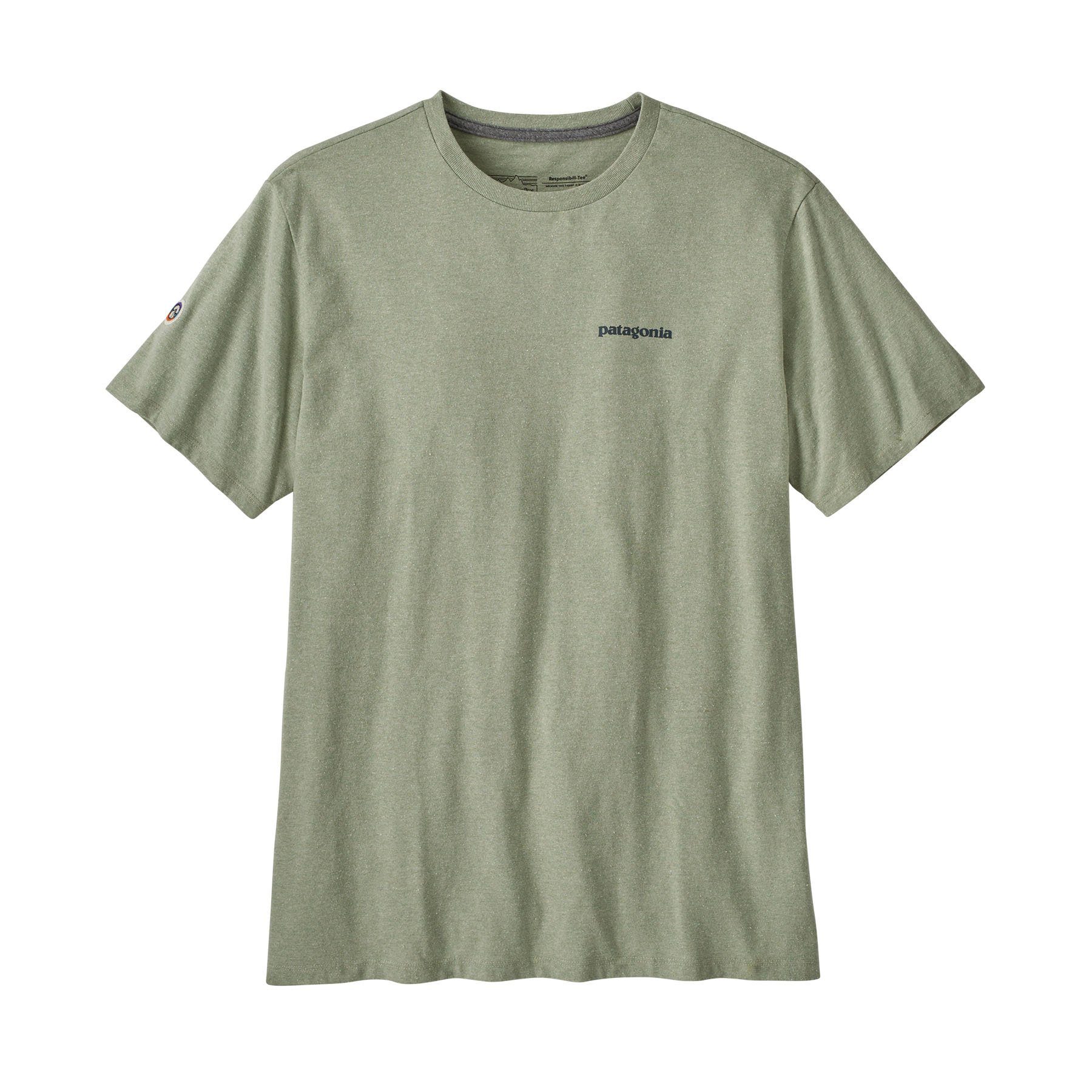 Patagonia T-Shirt Patagonia Unisex T-Shirt Fitz Roy Icon Responsibili-Tee Adult salvia green