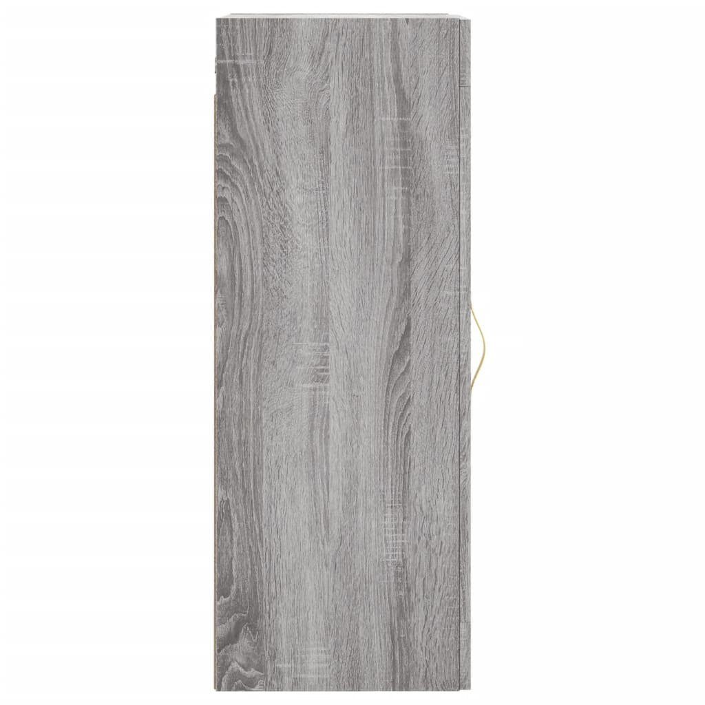 vidaXL Sideboard Grau Holzwerkstoff St) 34,5x34x90 Wandschrank Sonoma (1 cm