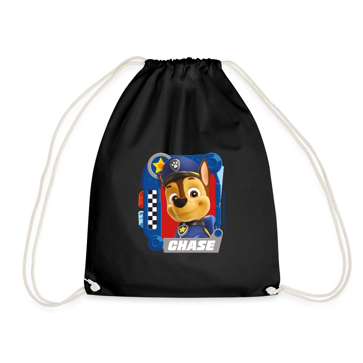 Spreadshirt Turnbeutel Paw Patrol Chase Charakterdesign Turnbeutel (1-tlg)