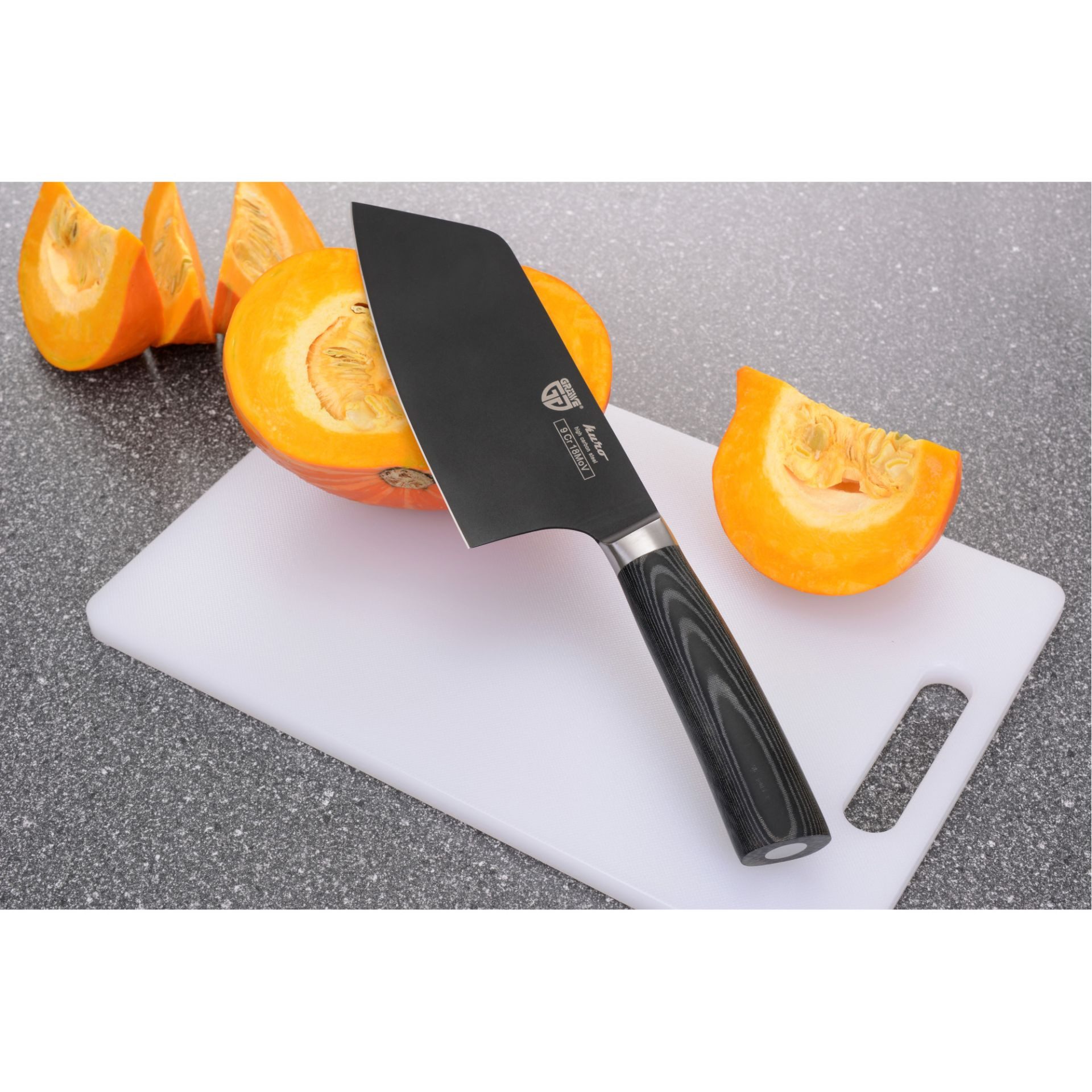 GRÄWE Kochmesser, Gräwe Kuro Beil / Spalter schwarz