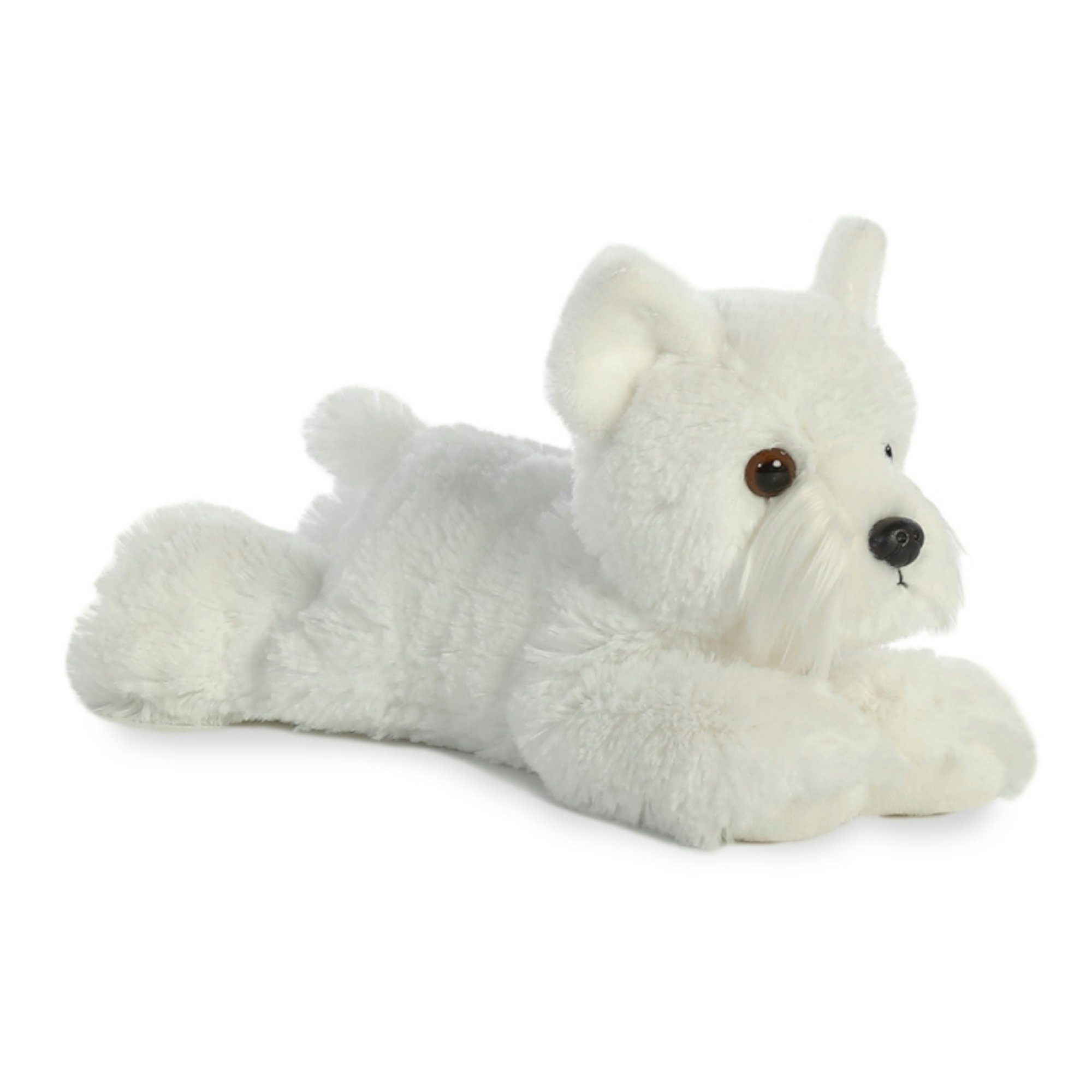Aurora World Tierkuscheltier Mini Flopsies, Westie der Hund, ca. 21 cm, Plüsch