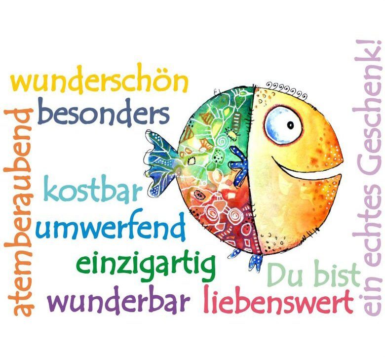 wunderbar Lebensfreude St) bist (1 Du Wall-Art Wandtattoo