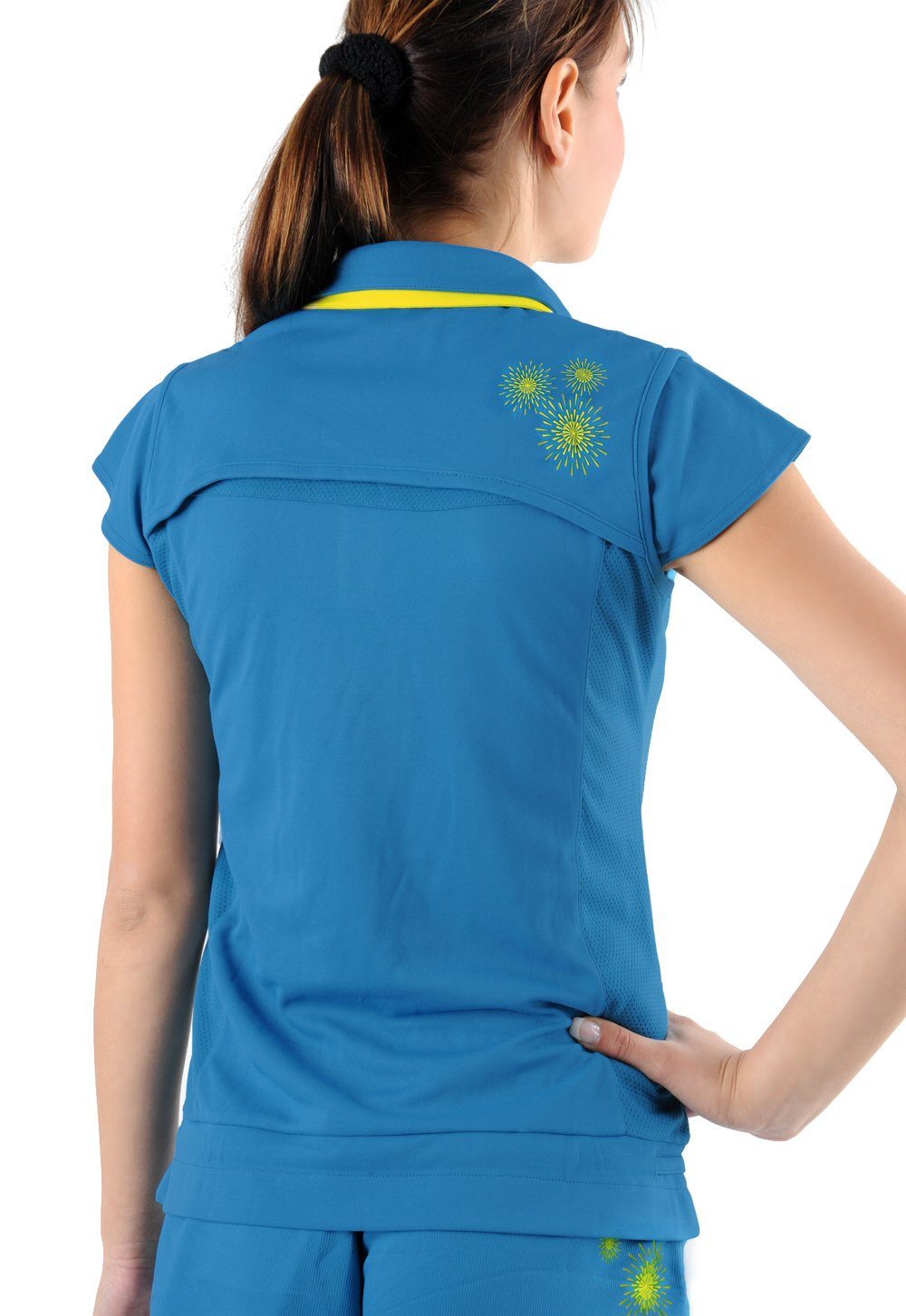 Yonex Poloshirt New York blaugrün Damen