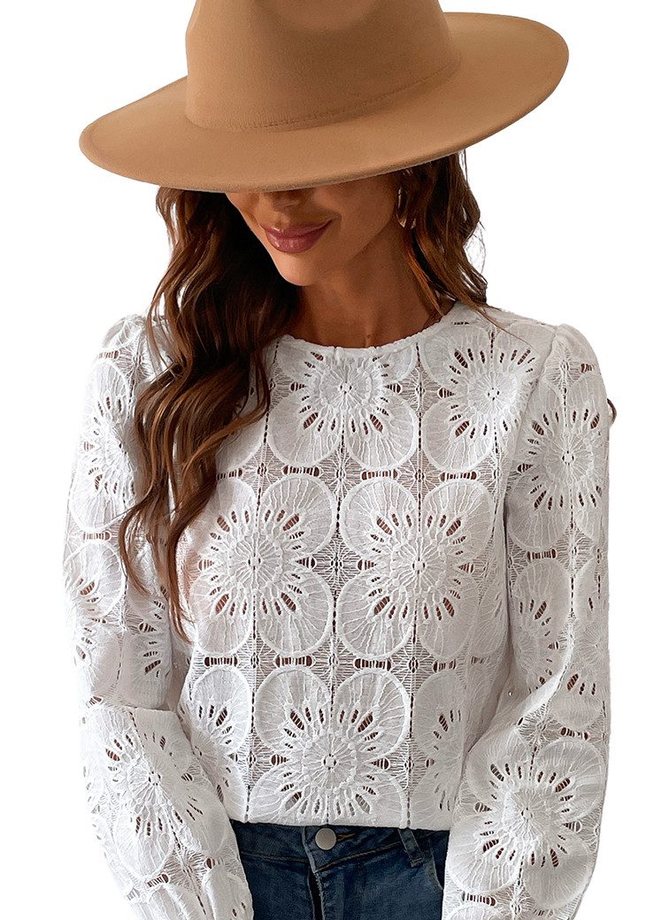Cupshe Blusentop Romantisches Strick Top aus günstig online kaufen