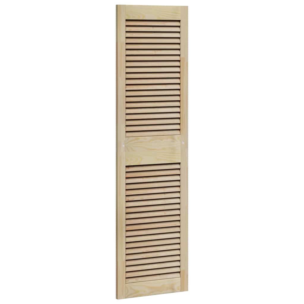 vidaXL Schranktür Schranktür Natur 140,5 x 2,1 x 39,5 cm Massives Kiefernholz (1 St)
