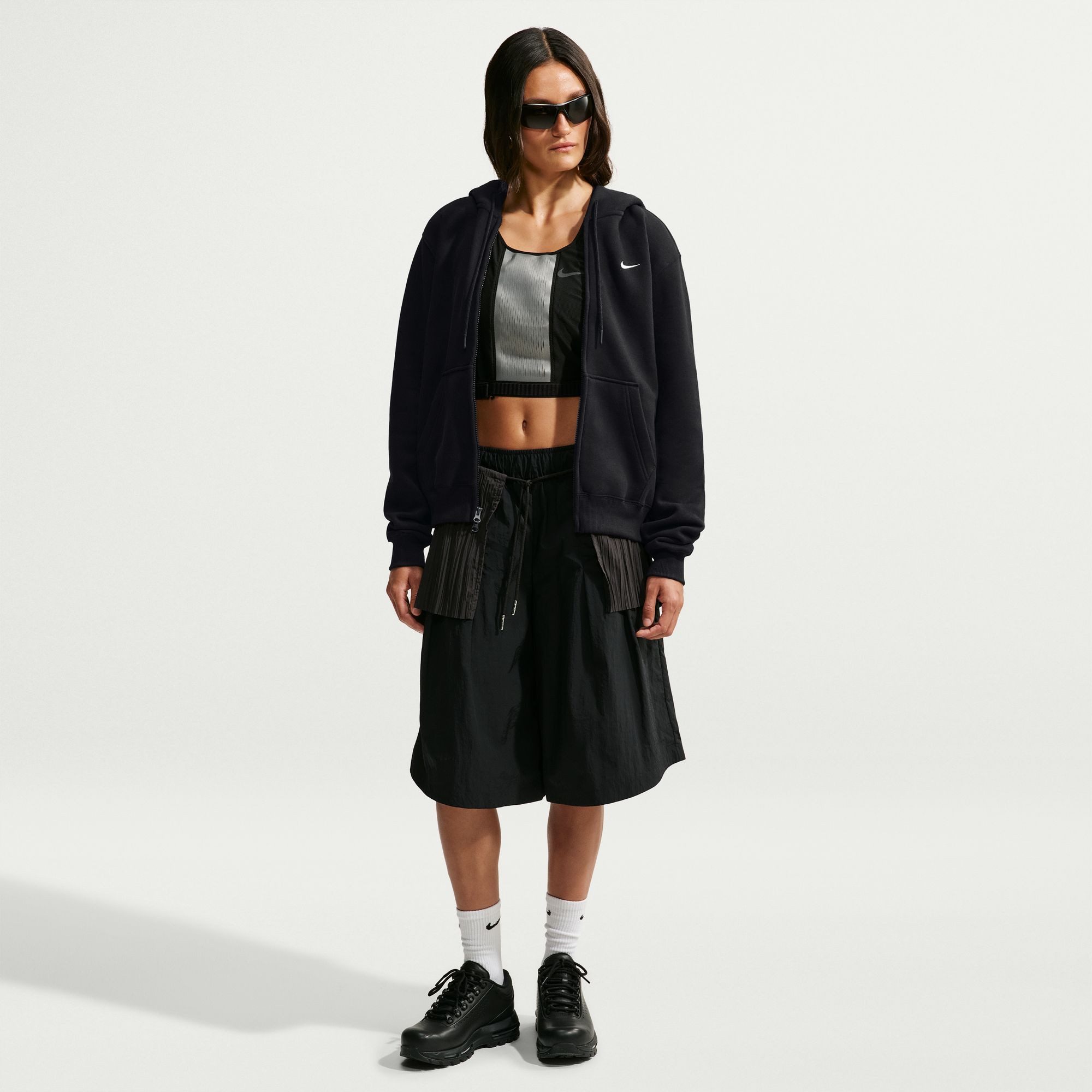 Nike Sportswear Sweatjacke Nike Damen Kapuzenjacke Studio Fleece Medium Weight Hoodie IM8504