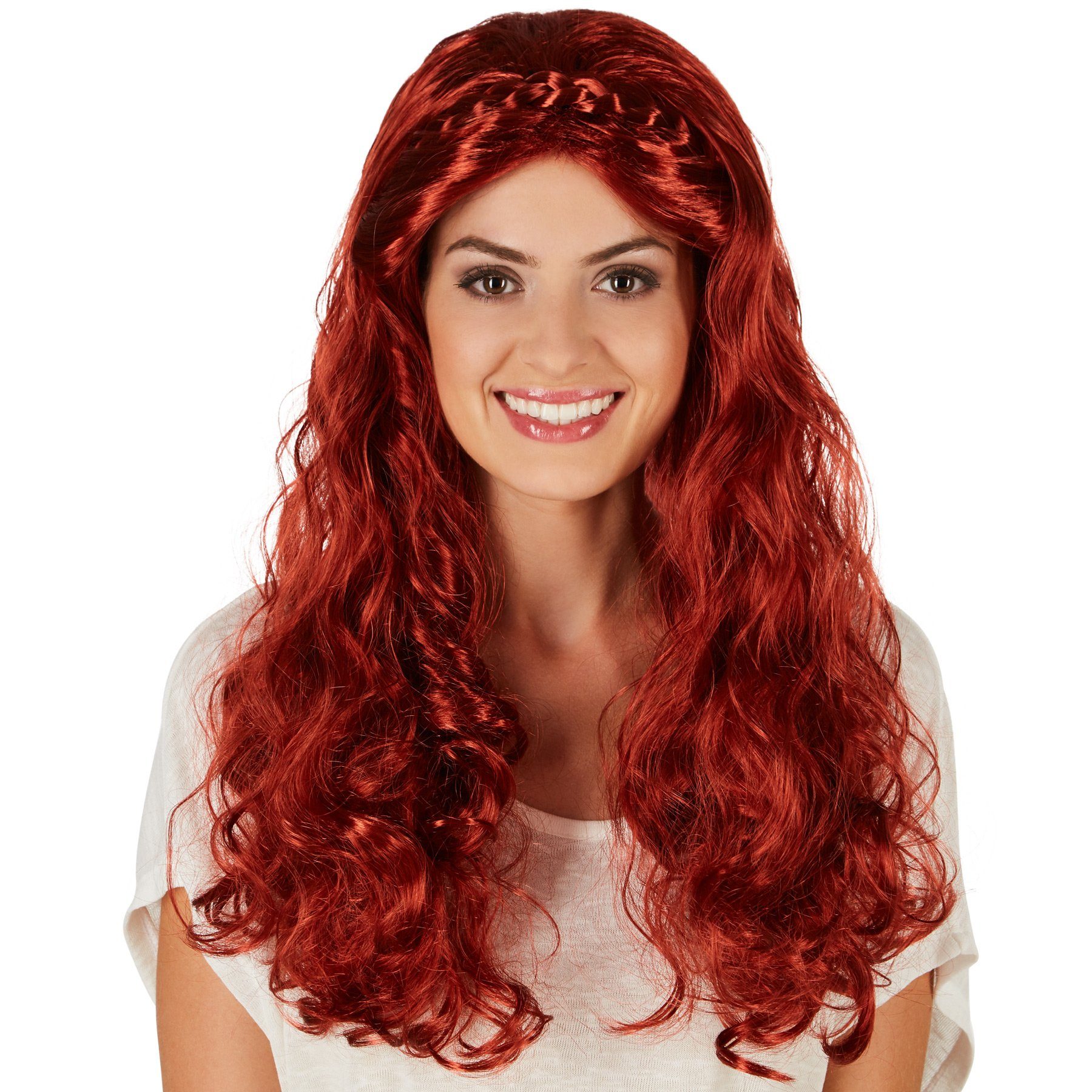 dressforfun Kostüm-Perücke Frauenperücke Königin Renaissance