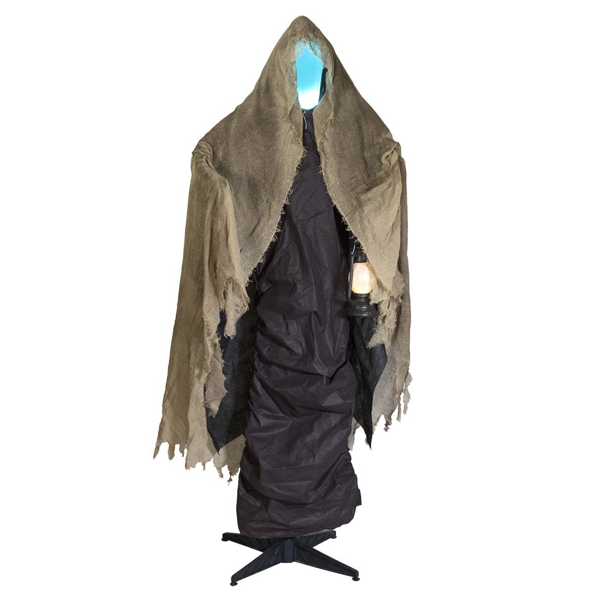 EUROPALMS Dekofigur DER TOD lebensgroße Halloween Gruselfigur 165cm Lichteffekte Geräusche