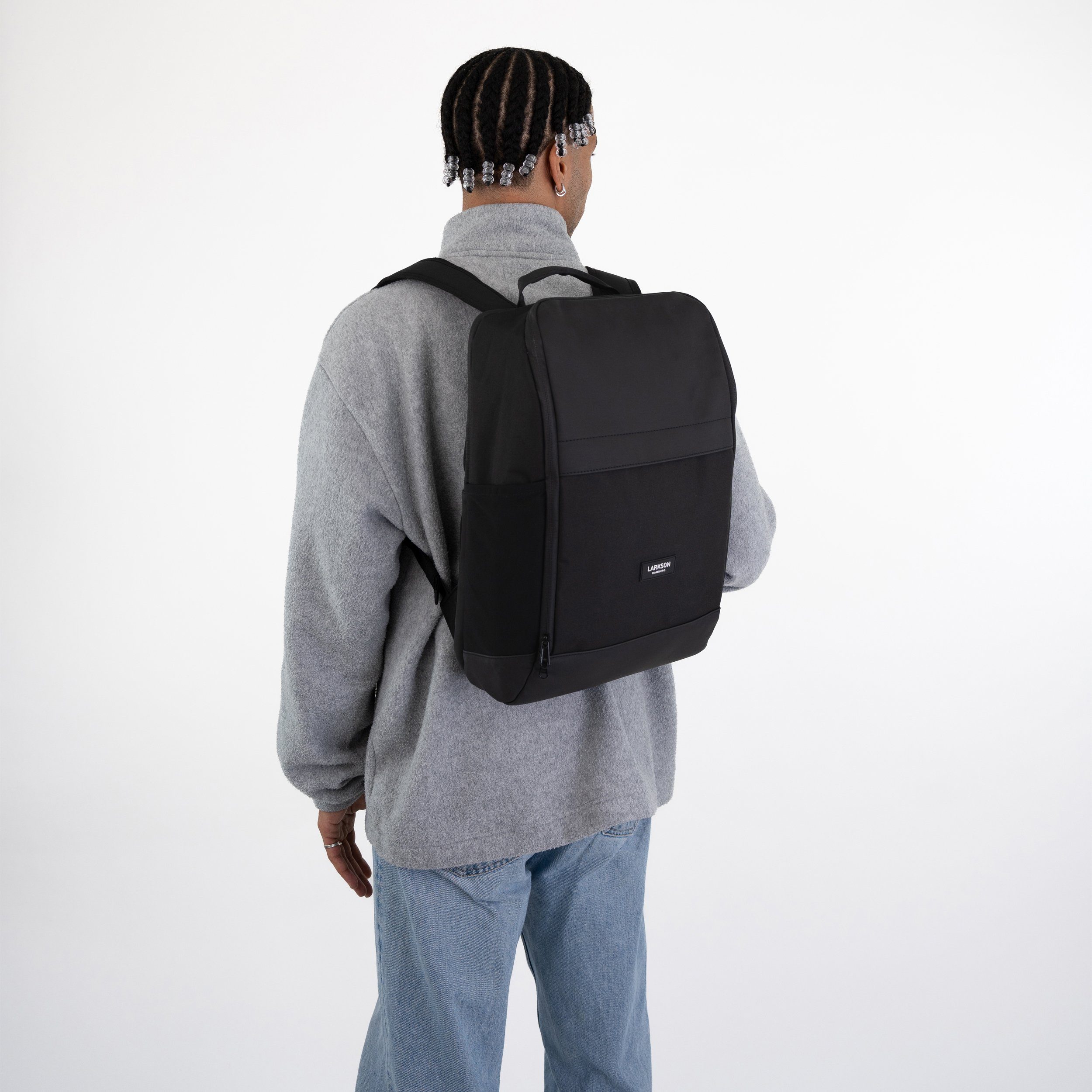 LARKSON Cityrucksack NIKLAS Laptoprucksack Damen und Herren, Laptoprucksack, viele Fächer, Wasserabweisend