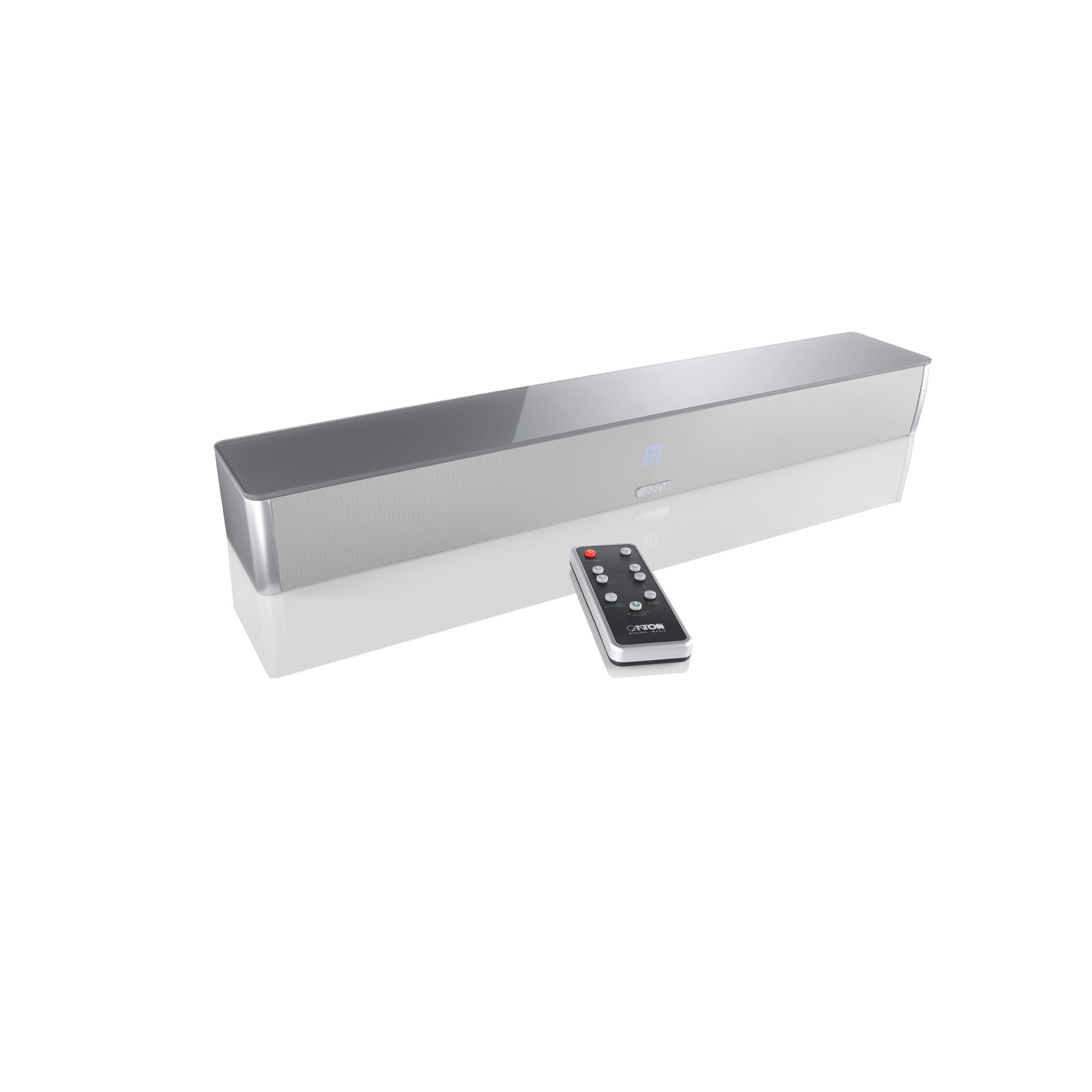 Glas CANTON 5 DM Soundbar 120.0 W) mit (Bluetooth, silber