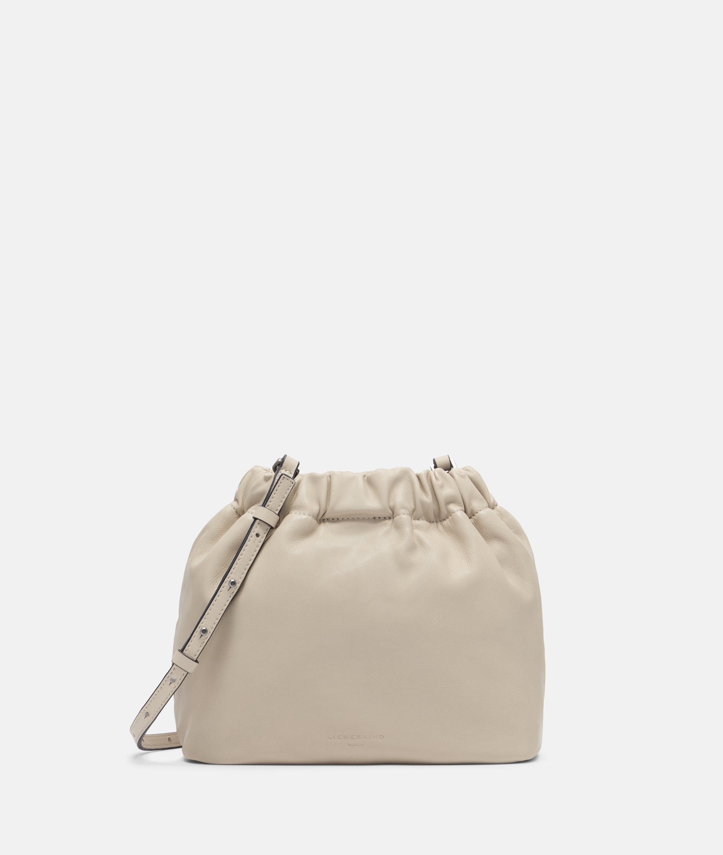 Liebeskind Berlin Schultertasche Hobo, Handliche Hobo-Bag aus natürlich genarbtem Leder