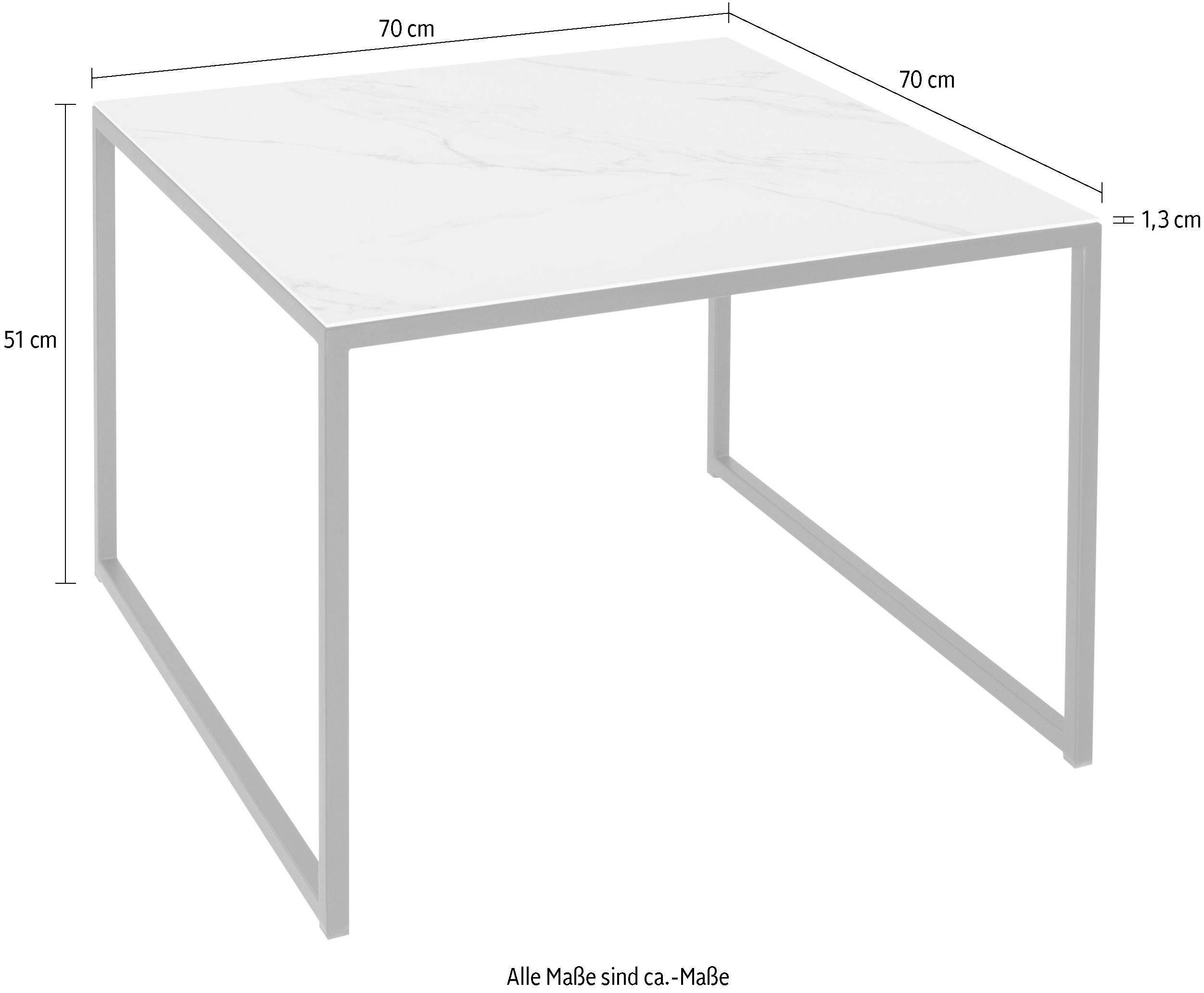 hochwertiger Tischplatte aus Couchtisch, Henke Möbel Keramik