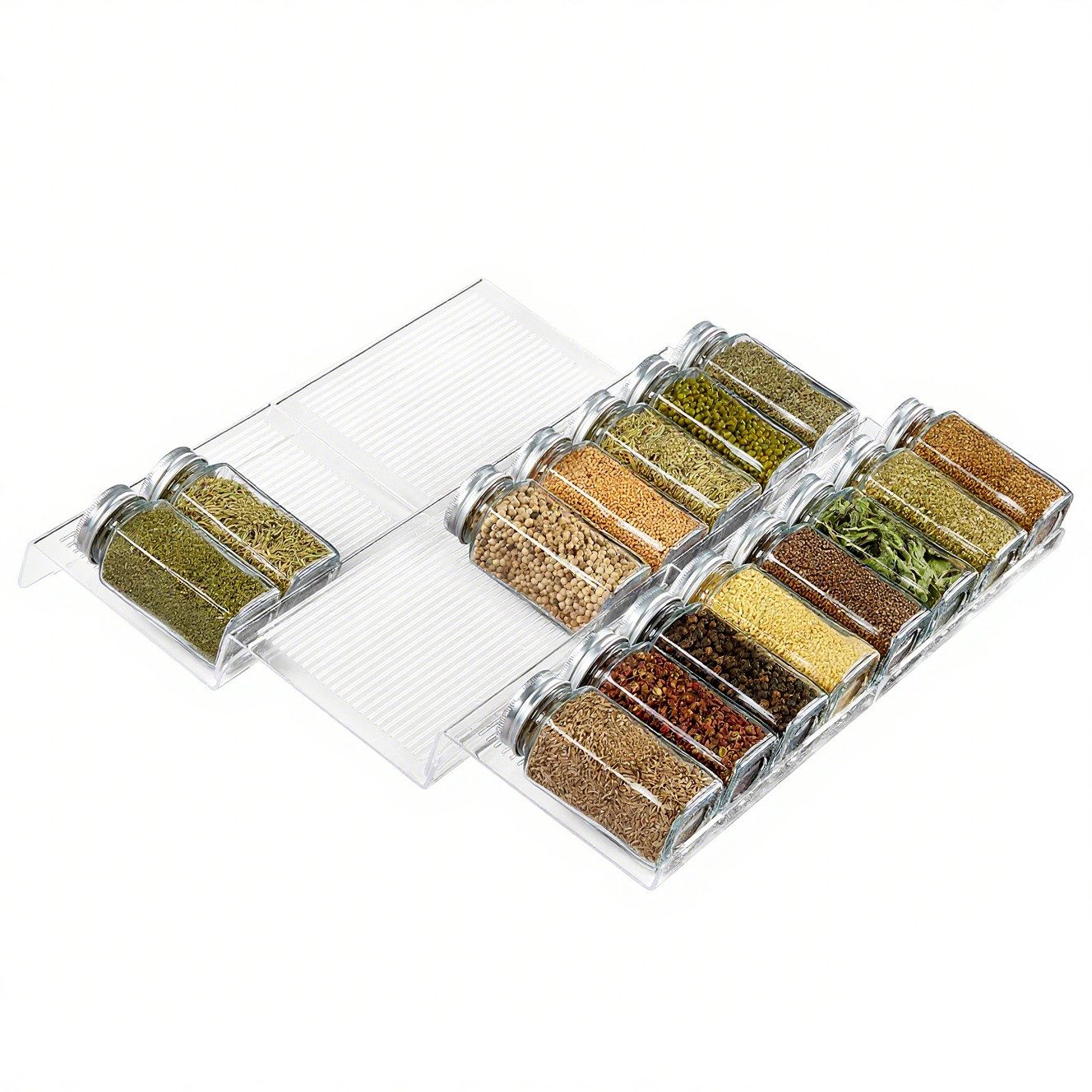 Lifewit Gewürzregal Gewürz Organizer Schublade, Abnehmbares Gewürzregal günstig online kaufen