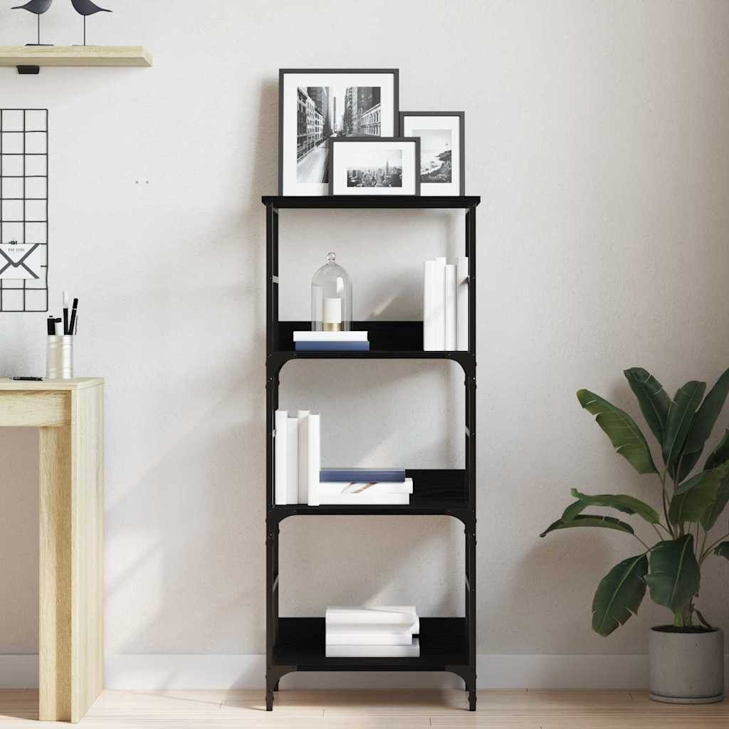 vidaXL Bücherregal Bücherregal 3 Ebenen 50 x 33 x 117,5 cm Holzwerkstoff, 1-tlg. – Bild 4 von 5