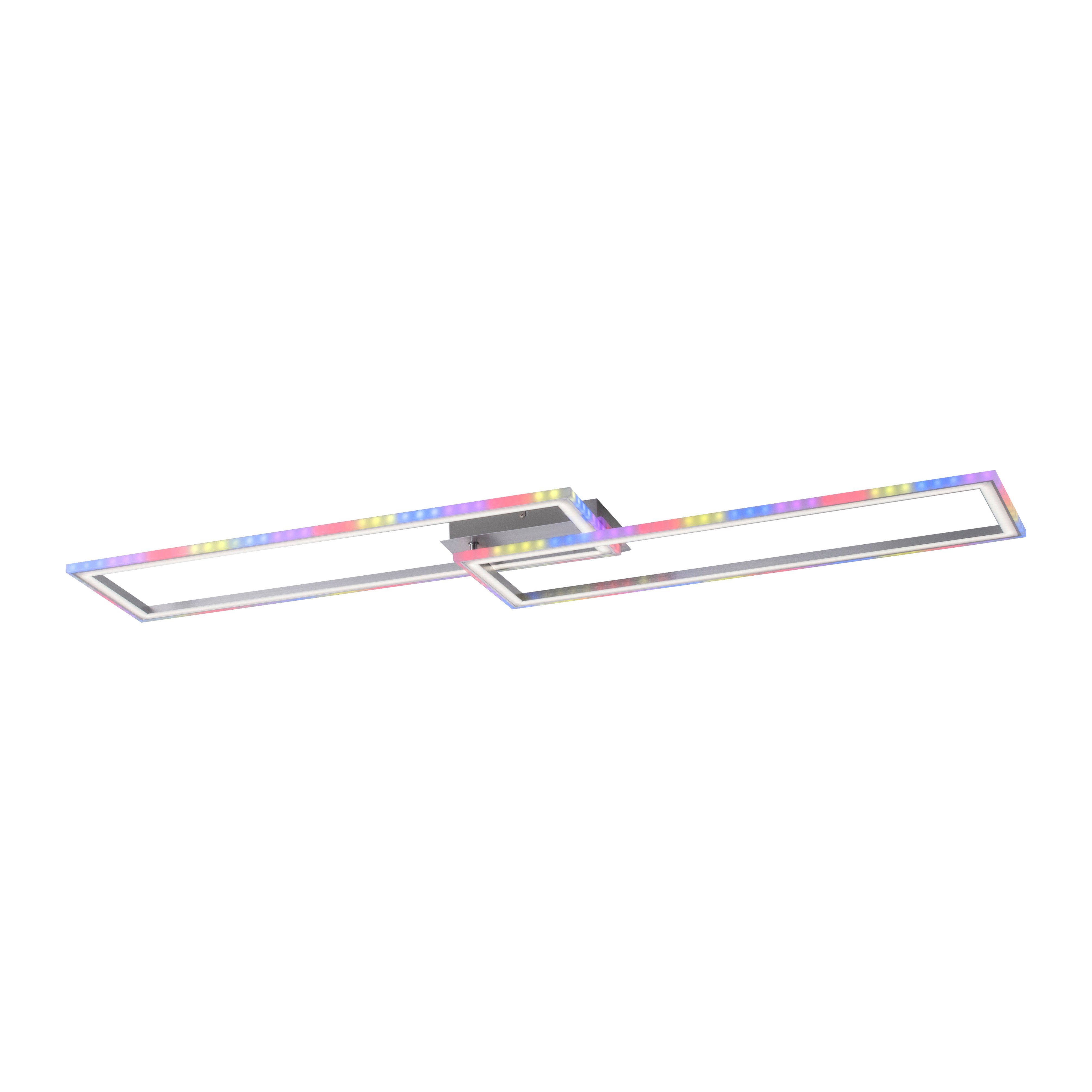 - Direkt dimmbar, integriert, Deckenleuchte rechteckiger LED Form, warmweiß - Infrarot RGB-Rainbow, Leuchten kaltweiß, FELIX60, drehbarem LED, einem Fernbedienung, Rahmen fest LED über Deckenleuchte CCT in inkl., mit