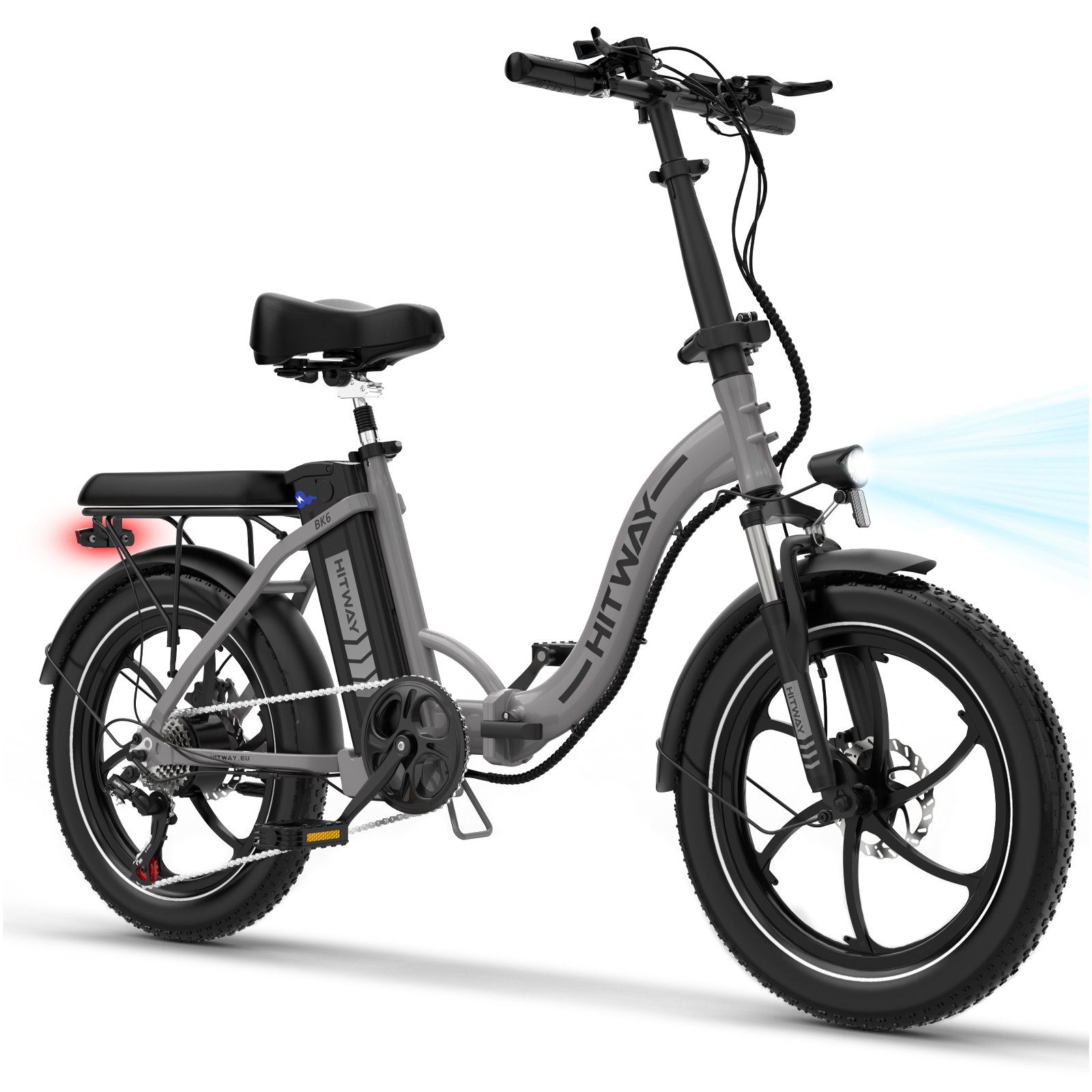 E-Bike Klapprad E-Falträder für Damen Herren 250W Motor 25km/h
