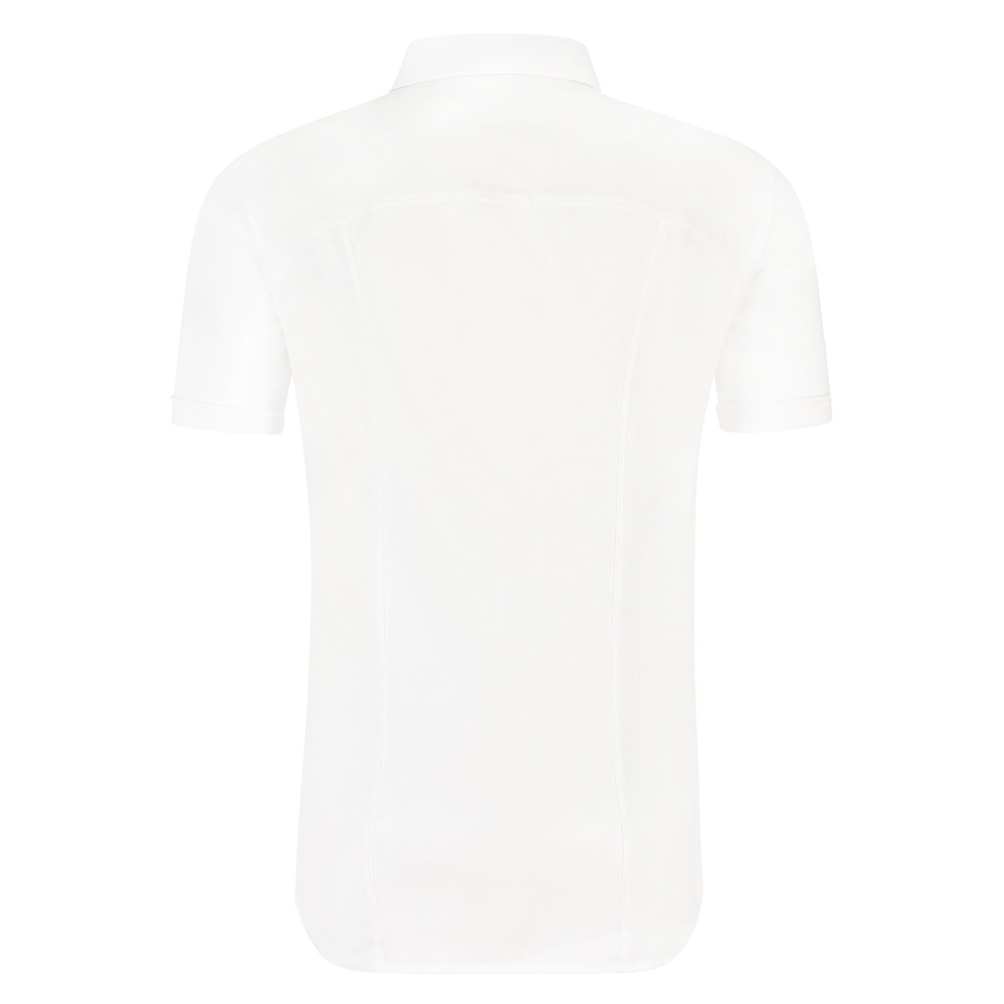 (001) Kurzarmhemd mit Button-Down-Kragen Modern BD Desoto HANSEWAPPEN Weiß