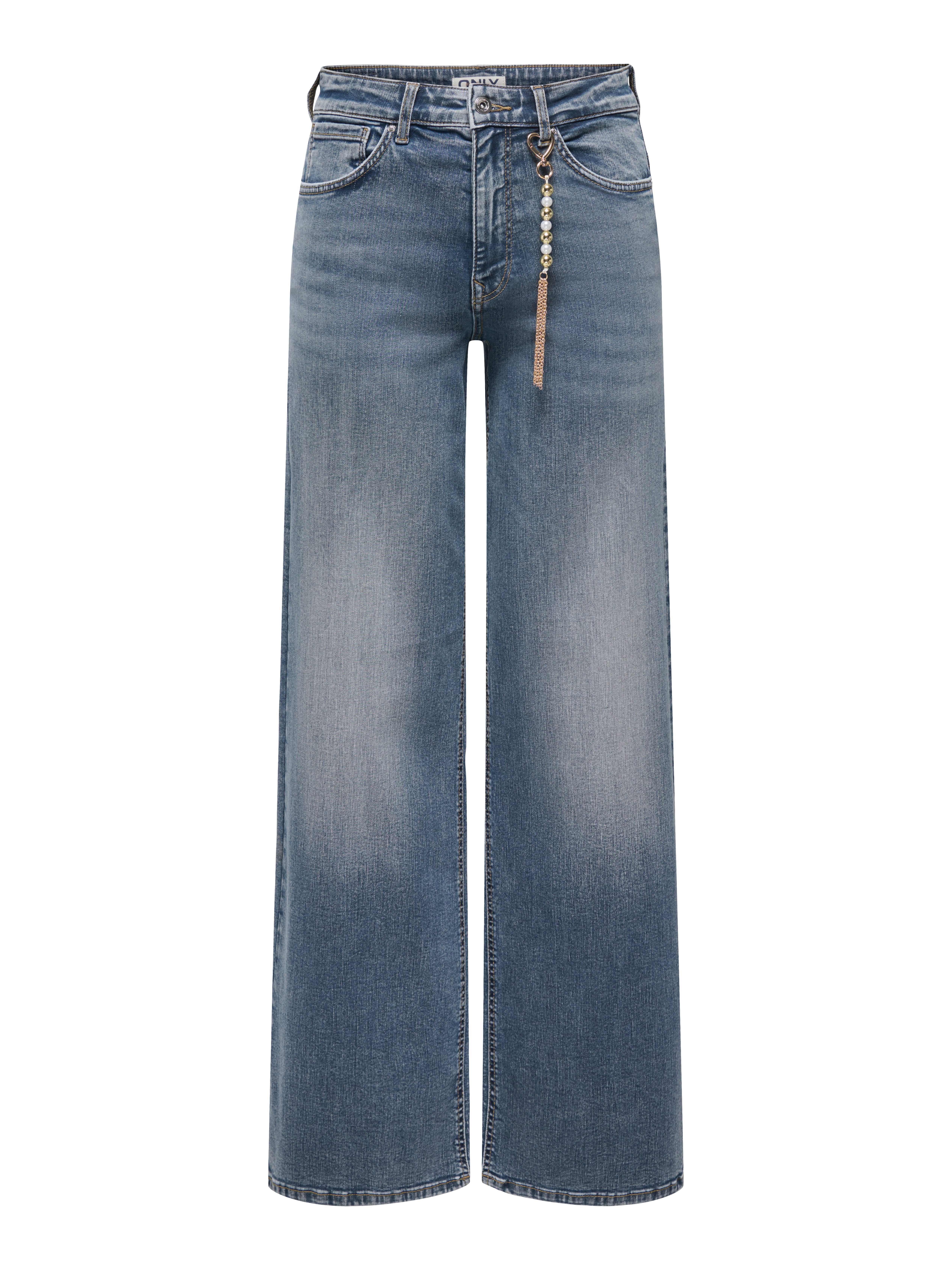 High-waist-Jeans ONLMADISON BLUSH CHARM HW WIDE LEG DNM