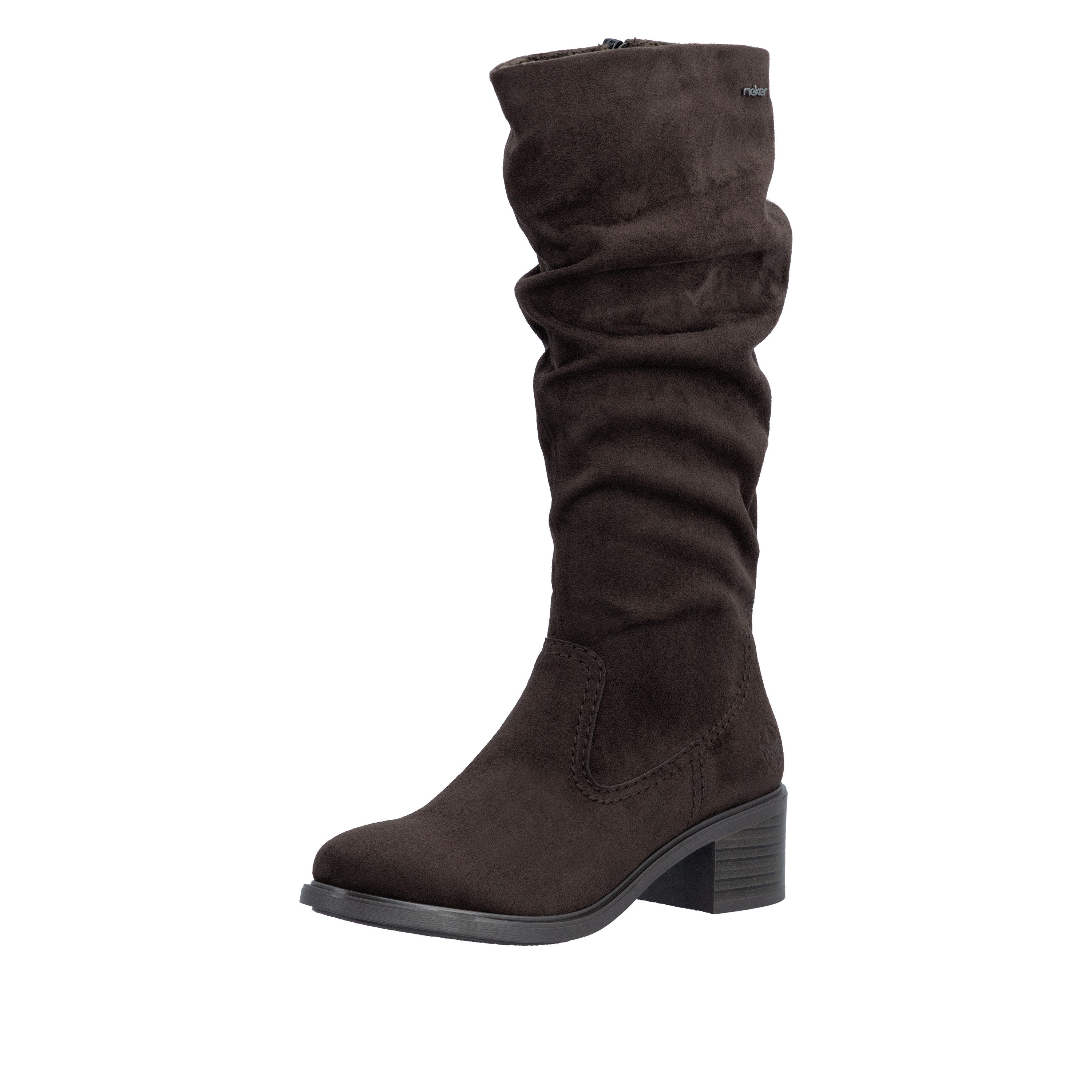 Rieker Stiefel Klassik-Stiefel, Blockabsatz, mit slouchy-Schaft