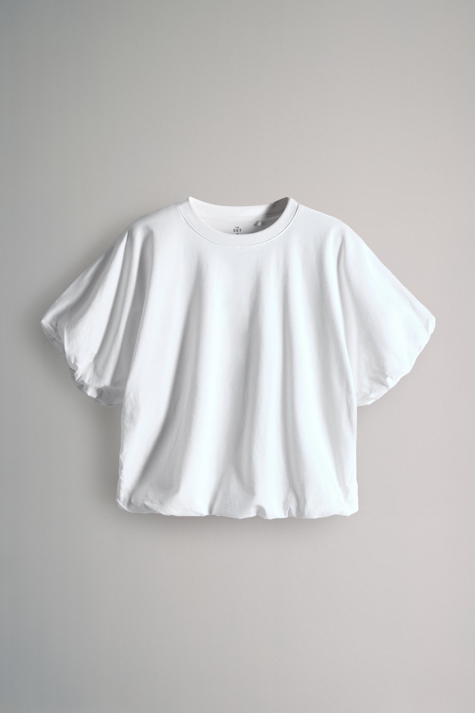 The Set T-Shirt The Set T-Shirt mit Ballonsaum, 3er-Pack (3-tlg) günstig online kaufen