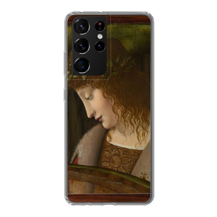 MuchoWow Handyhülle Narzisse - Leonardo da Vinci Phone Case Handyhülle Samsung Galaxy S21 Ultra Silikon Schutzhülle