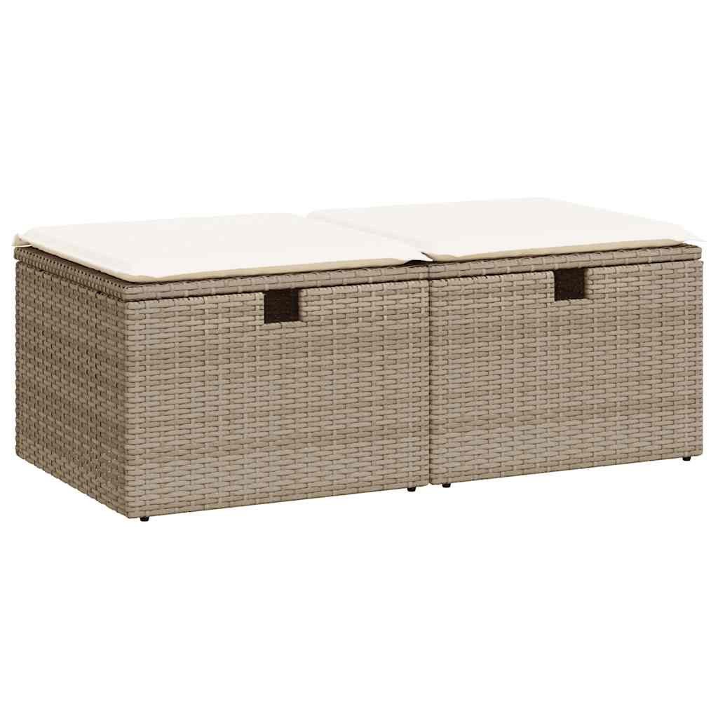 vidaXL Gartenlounge-Set 2-tlg. Garten-Sofagarnitur mit Kissen günstig online kaufen