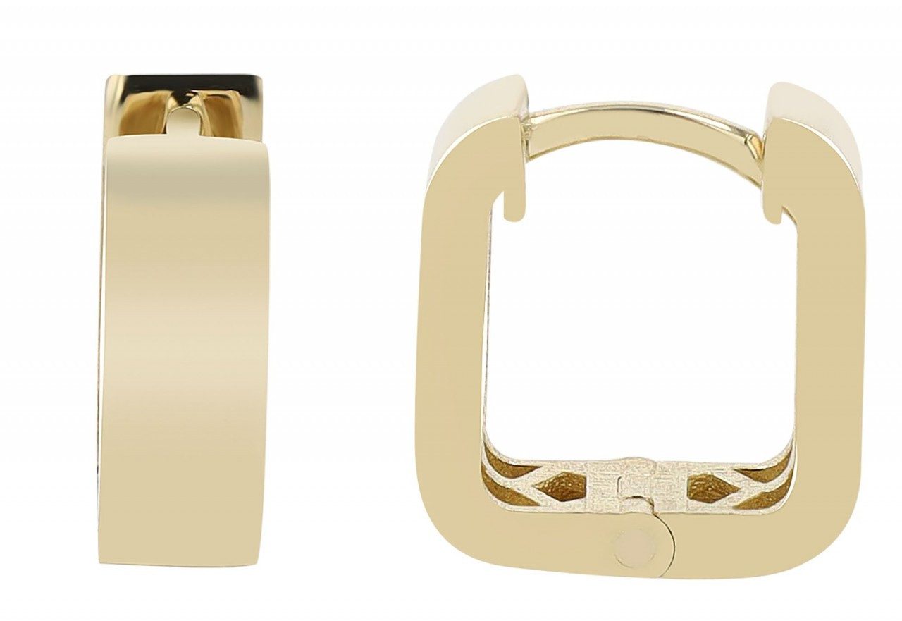 Paar Creolen Damen Creolen aus Gold 333