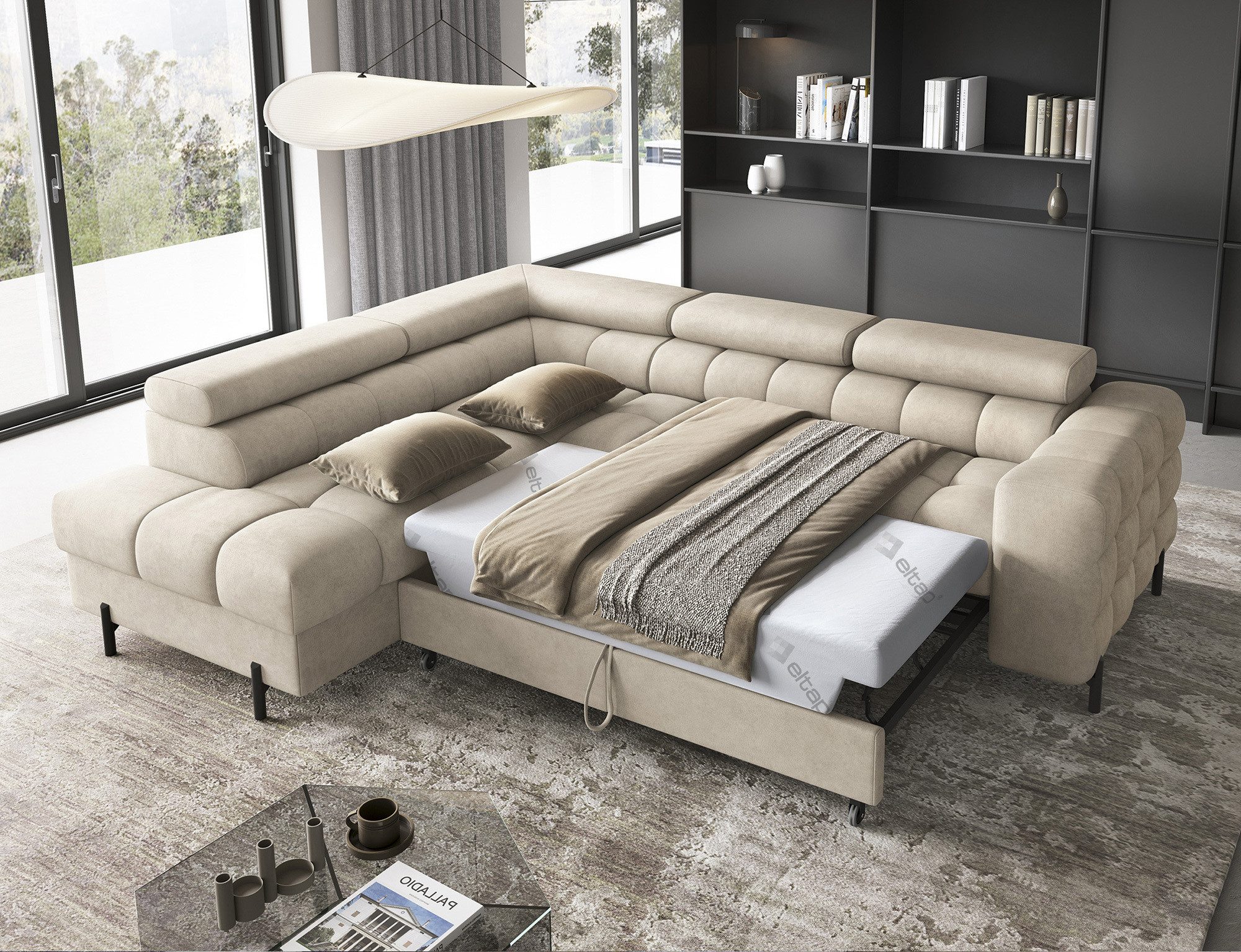 Möbel für Dich Ecksofa Ferucce 276x200x72-93 günstig online kaufen