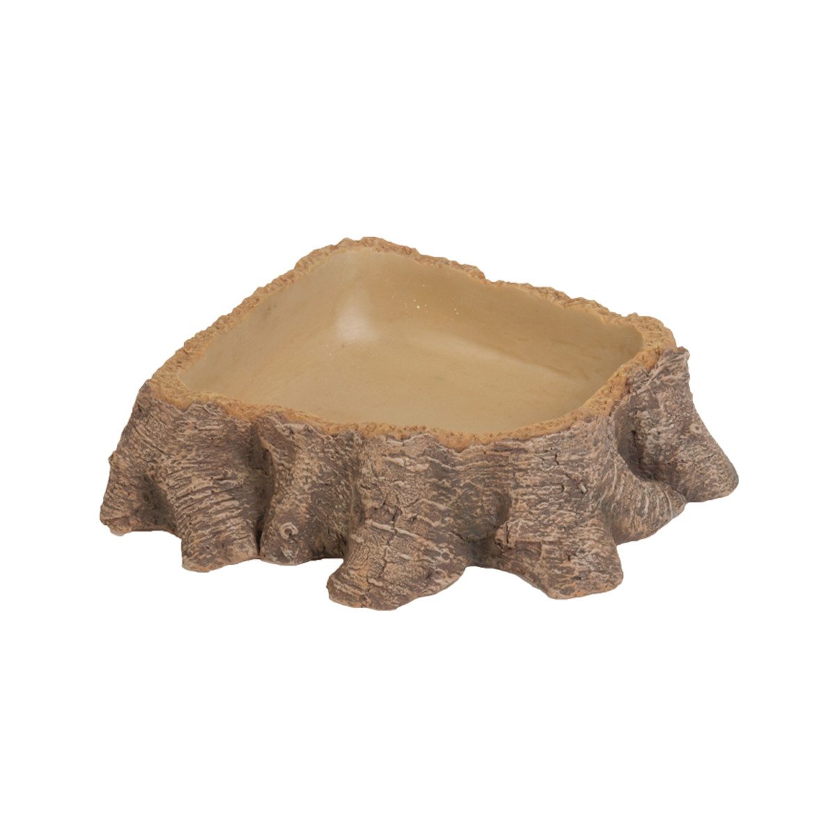 Terrariendeko Trinkschale Stump 1, 14x14x3 cm