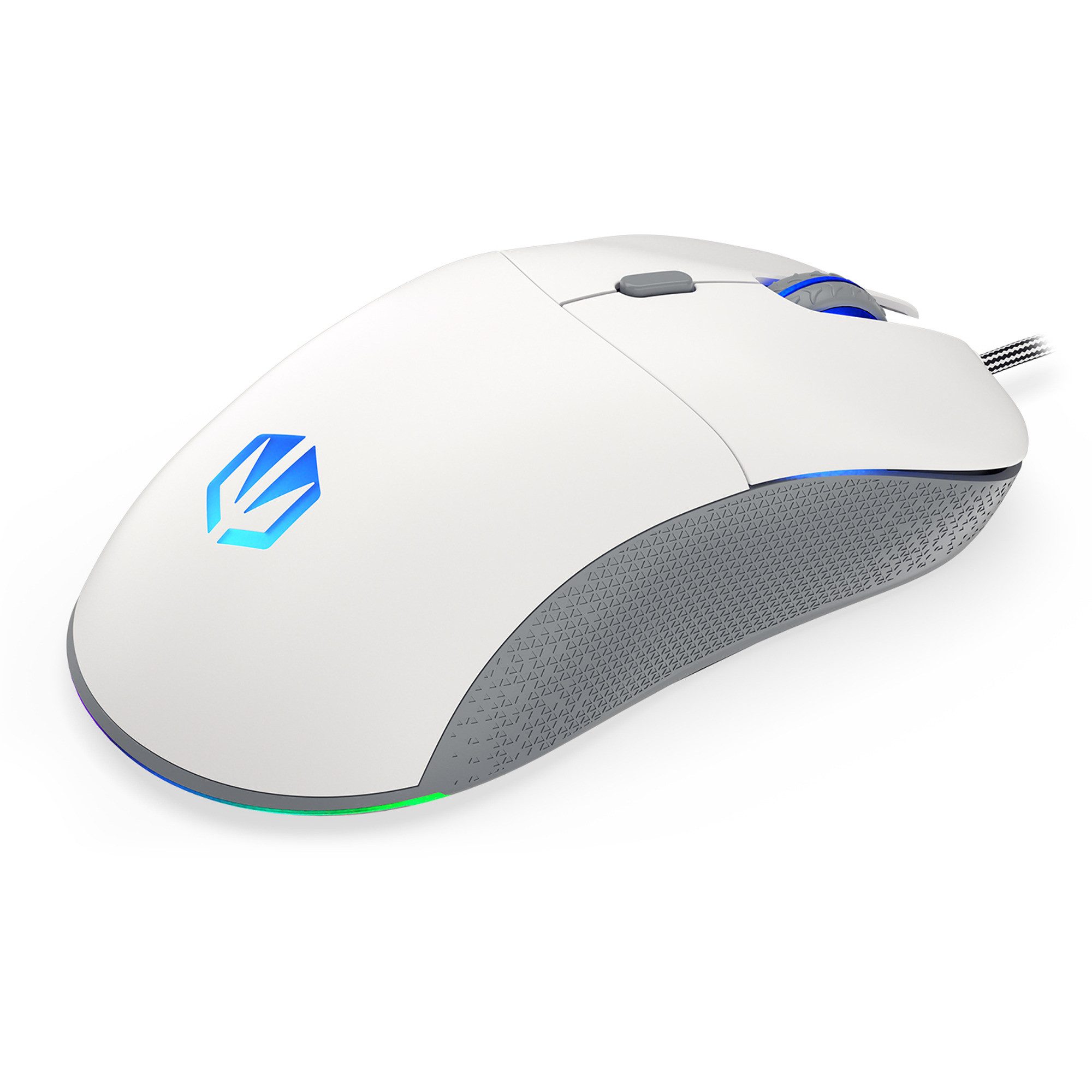 ENDORFY ENDORFY GEM Plus Onyx White, Gaming-Maus Maus (kabelgebunden)