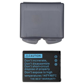 vhbw kompatibel mit Panasonic Lumix DMC-TZ4, DMC-TZ3, DMC-TZ11, DMC-TZ5, Kamera-Akku Li-Ion 650 mAh (3,6 V)