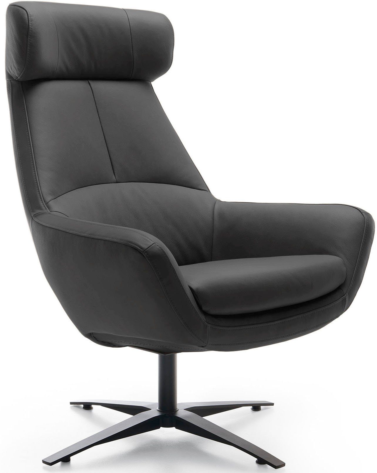 BETYPE Drehsessel Be Organic High Back, Loungesessel, Hochlehnsessel, in elegantem Design mit Drehfunktion