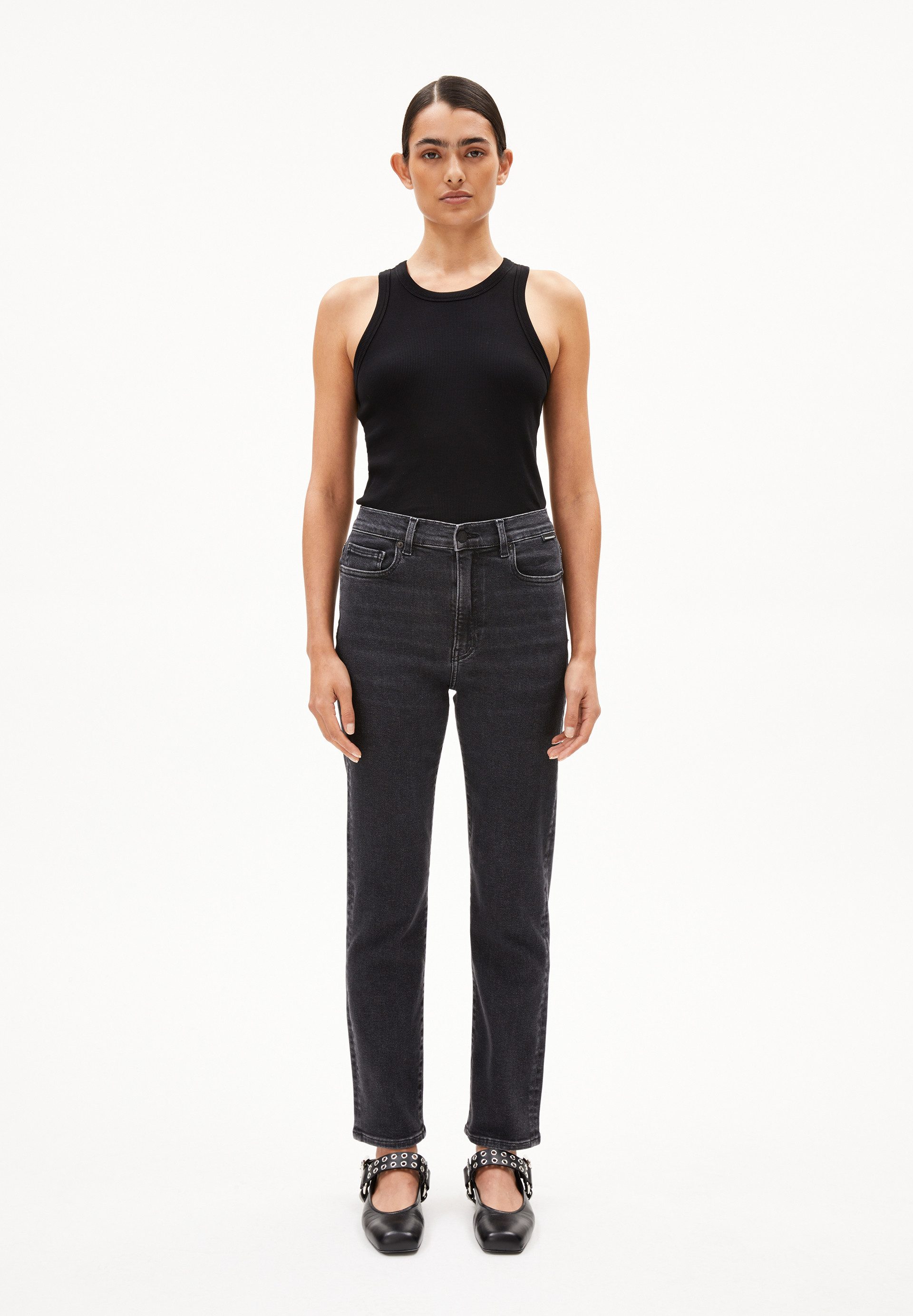 Armedangels Slim-fit-Jeans LEJAANI Slim Jeans Bio-Baumwoll Mix X-Stretch (X-Stretch) High waist