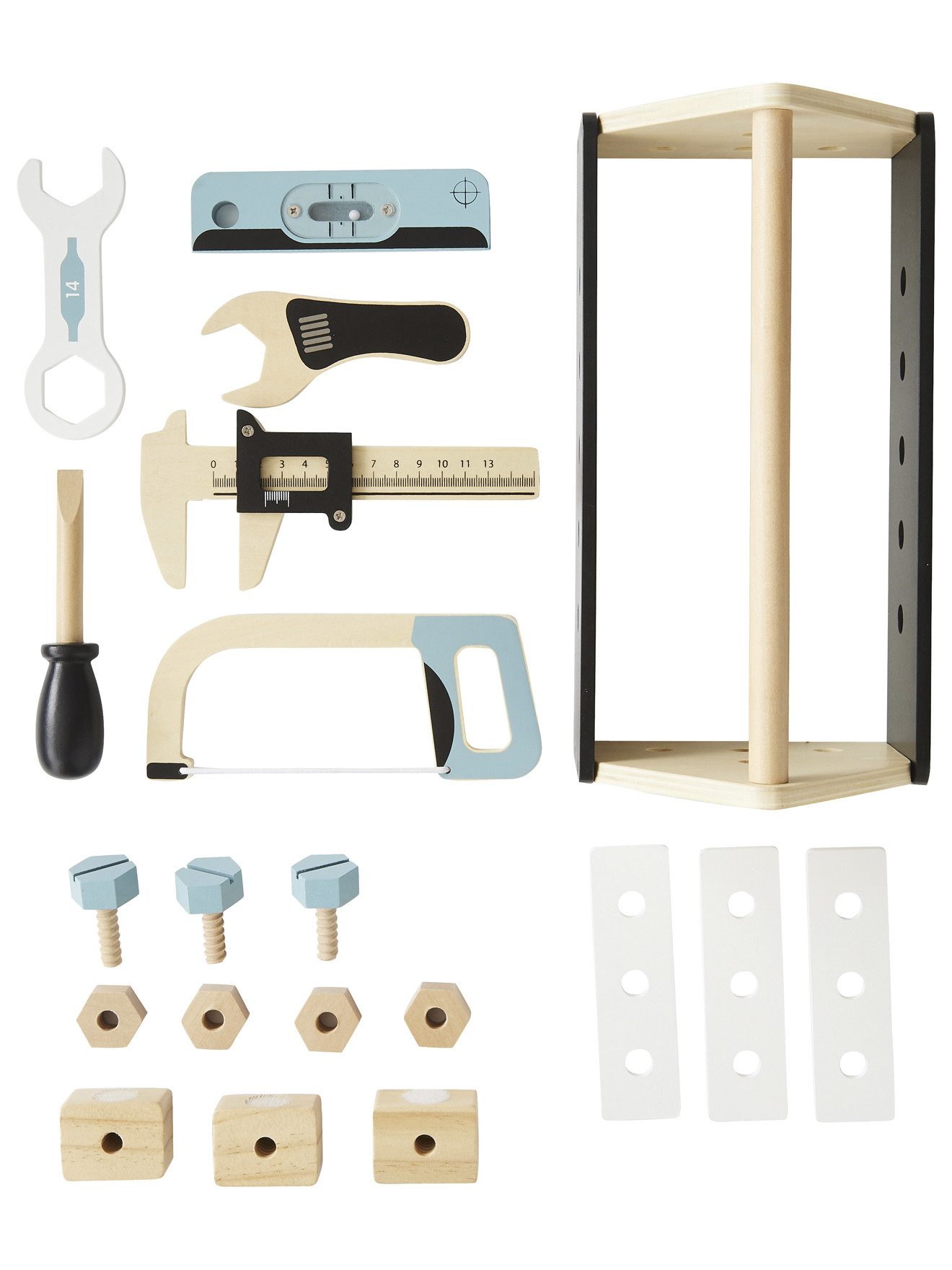 vertbaudet Spielwerkbank Kinder Spiel-Werkzeugkasten, Holz FSC® günstig online kaufen