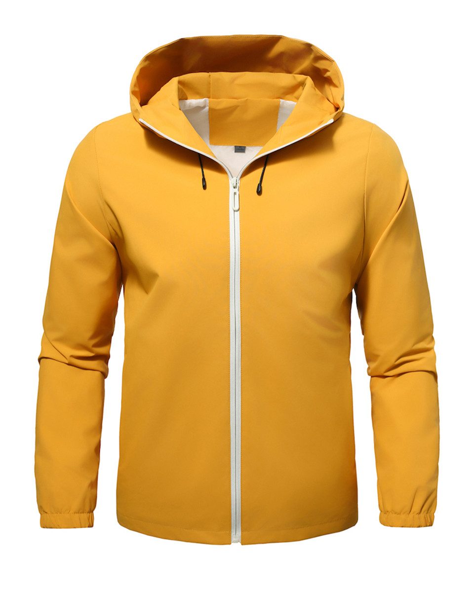 YOUTHUP Funktionsjacke Herren Colorblock Kapuzenjacke – lockere Passform