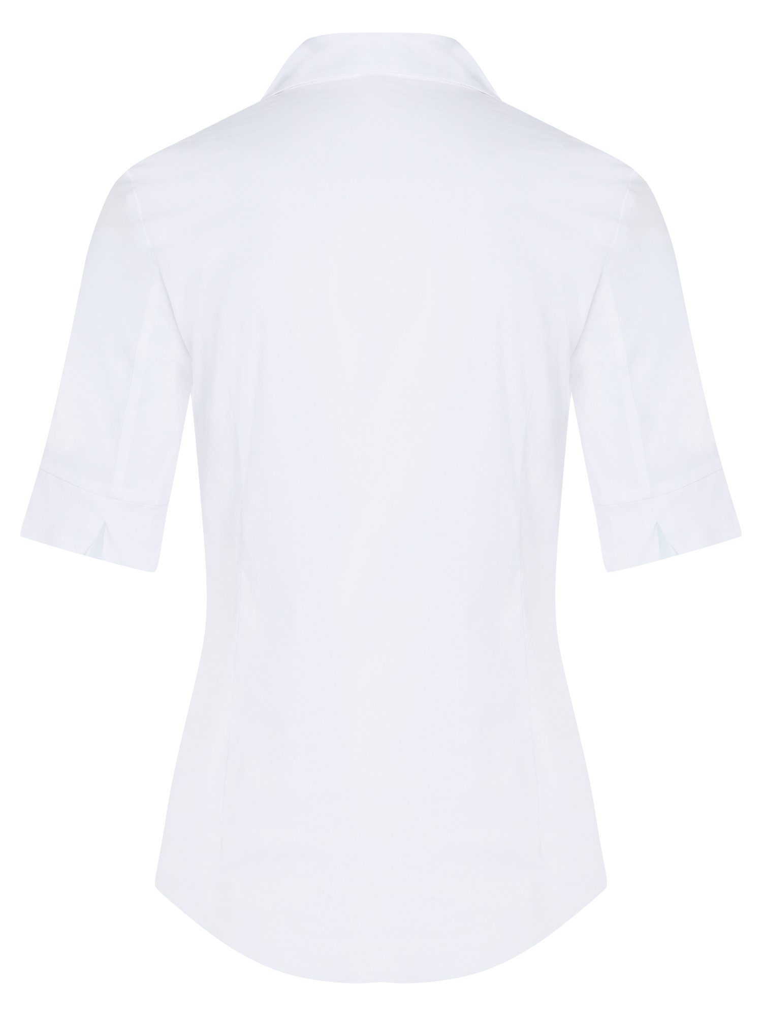 MORE&MORE Kurzarmbluse Baumwollstretchbluse