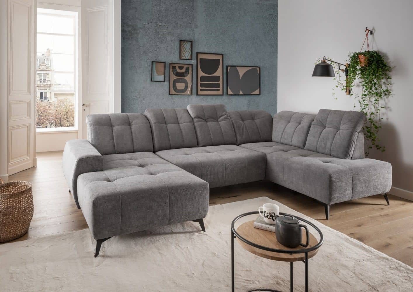 Myhomelando Wohnlandschaft Summer, mit Elektrofunktion,Kopflehnenfunktion